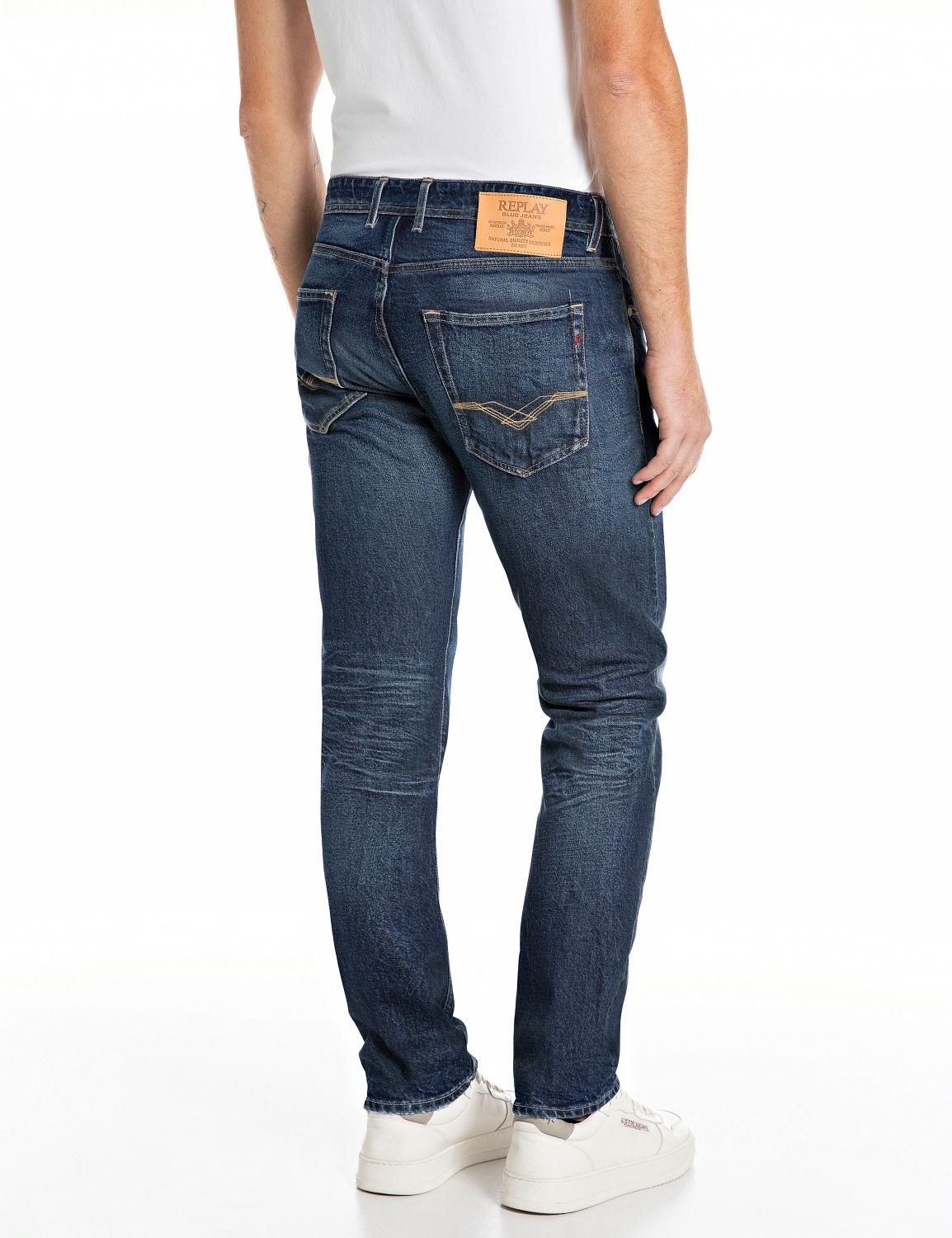 Replay Straight-Jeans »GROVER«, in vielen verschiedenen Waschungen, mit Stretch