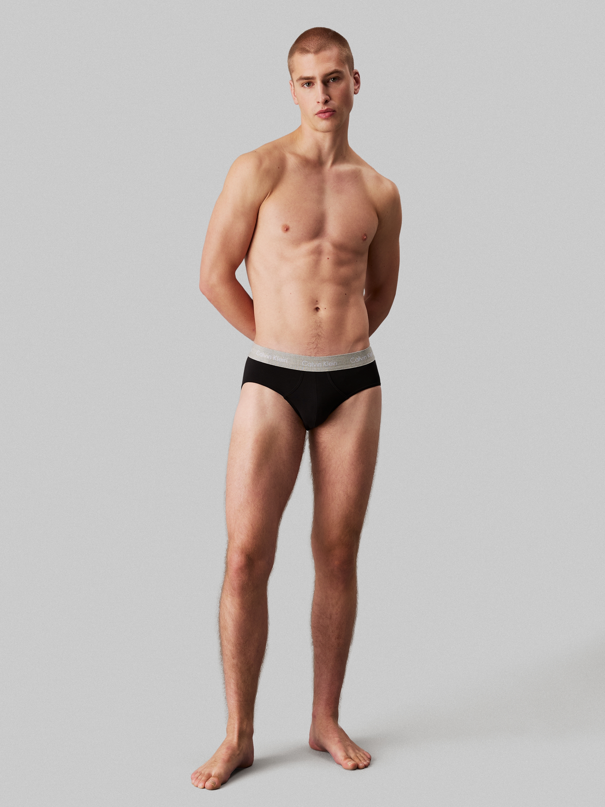 Calvin Klein Underwear Hipster, (3 St.), mit farbigem Webbund