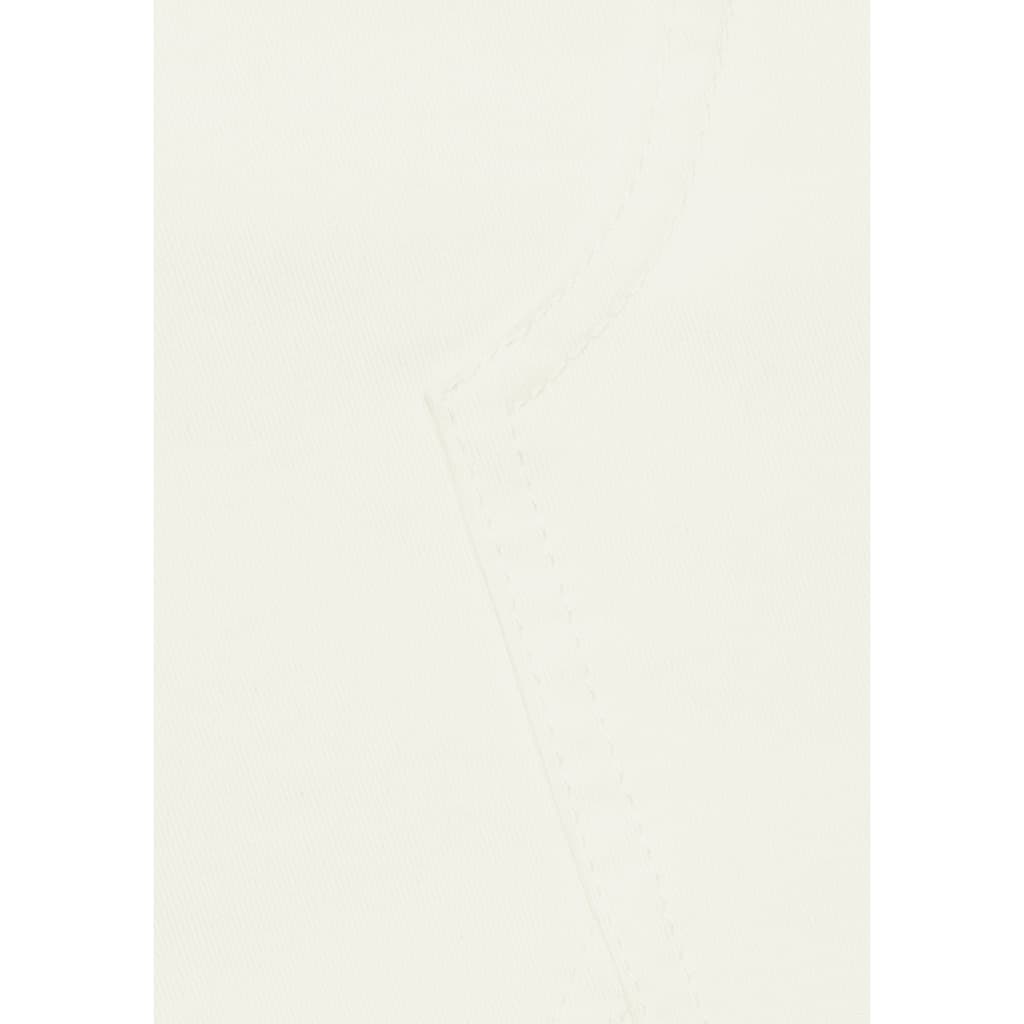 Buffalo Jeansrock, in kurzer Form mit Fransensaum, Minirock aus bequemem Baumwoll-Stretch