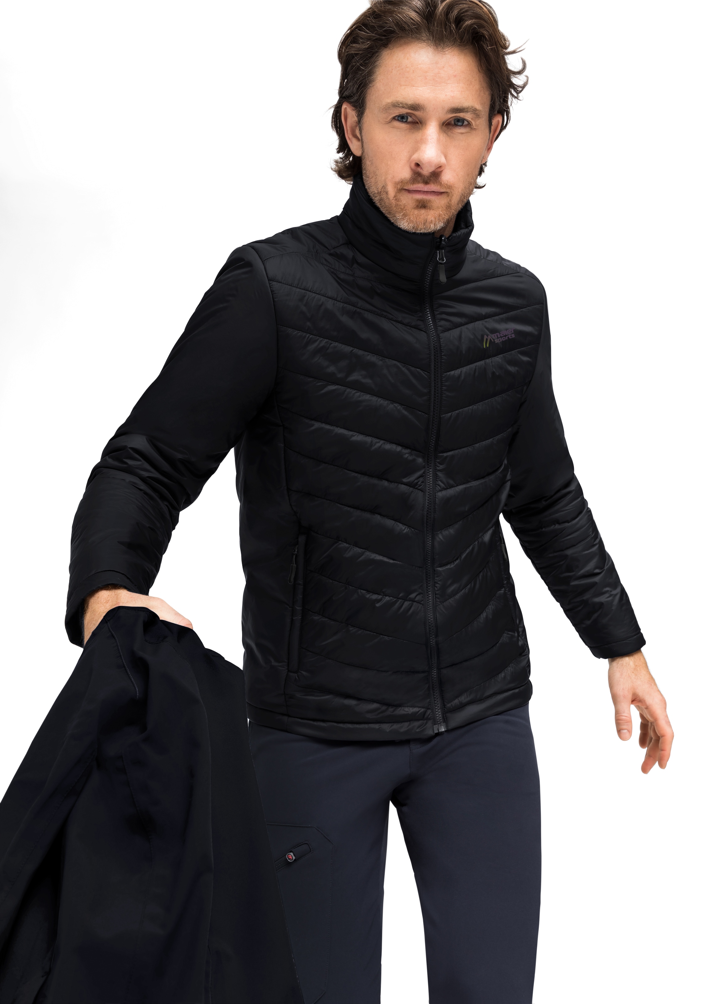 Maier Sports 3-in-1-Funktionsjacke »Ribut M«, funktionale Doppel-Jacke für Wanderungen und Ausflüge