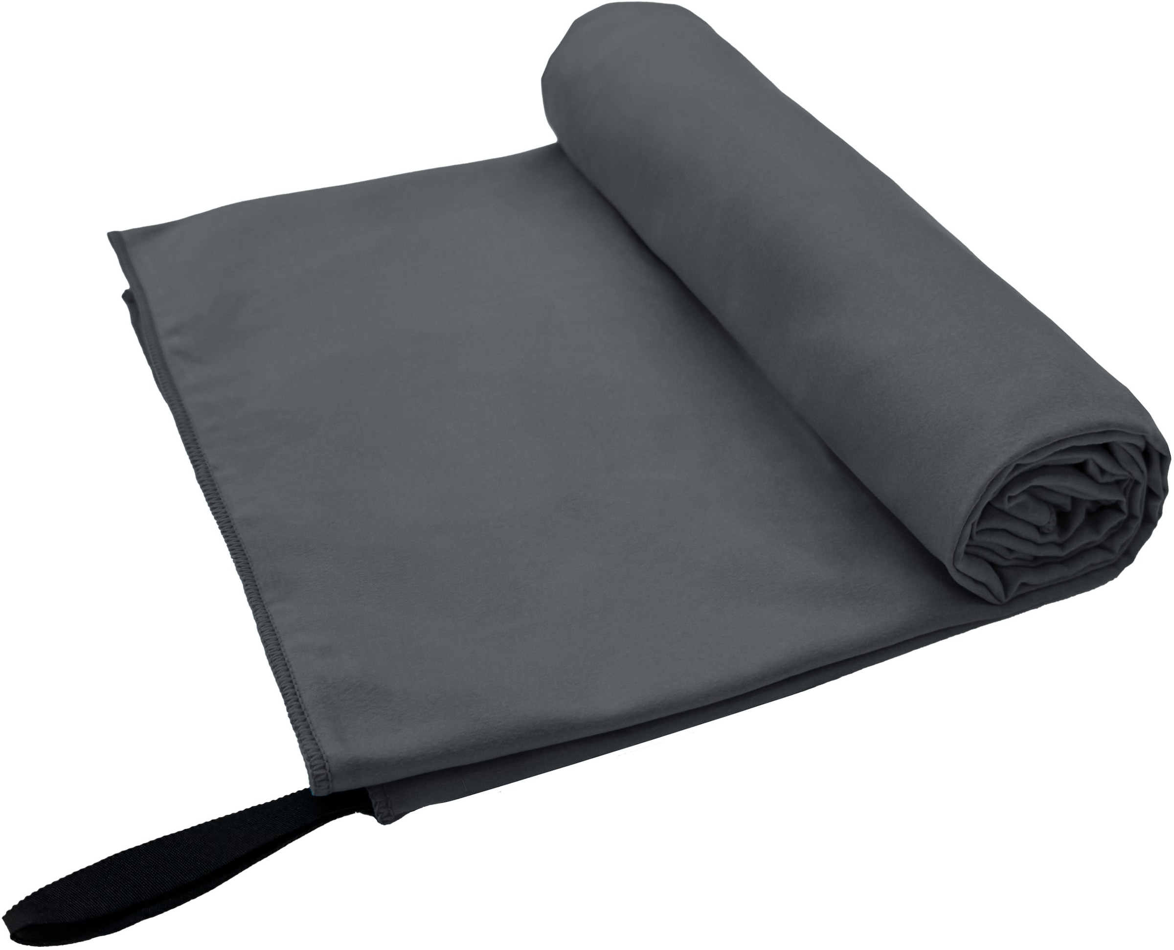 my home Handtücher »Xavi, 4 Teile, ideal als Sporthandtuch, Reisehandtuch, Strandtuch«, (Set, 4 St., 4x), diverse Grössen, sehr leicht, kompakt, schnelltrocknend, Mikrofaser