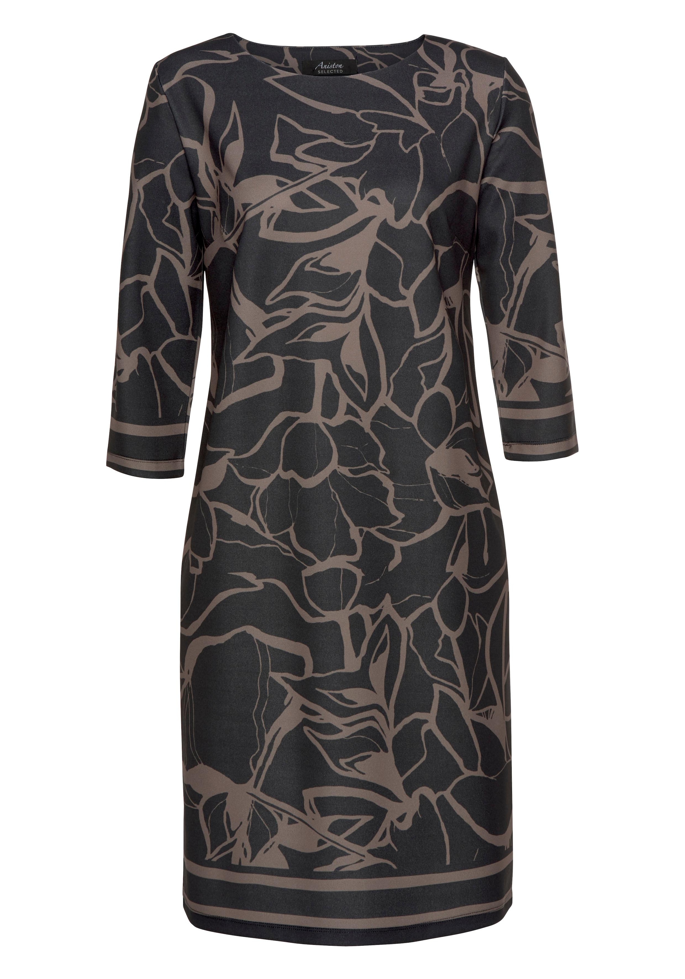 Aniston SELECTED Jerseykleid, mit interessantem Allover-Print