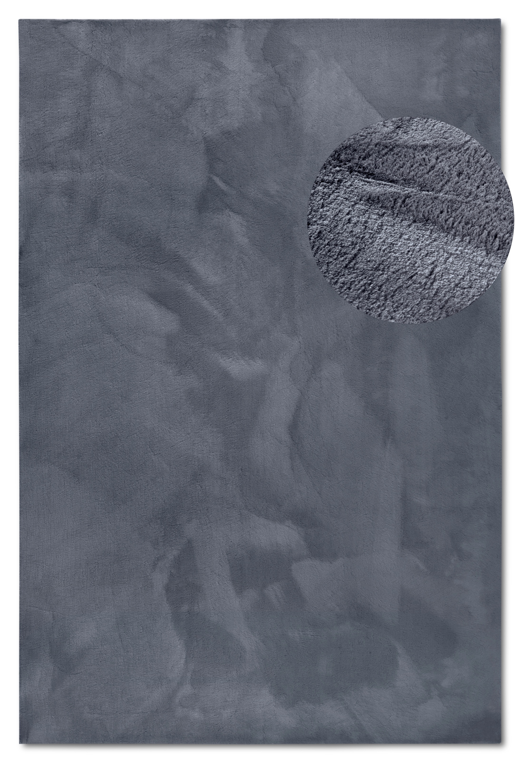 THE RUGS Villeroy & Boch 1899 Soft Pile Rug Leon Abstract Living Room in Dark Grey | Size: 80cm x 150cm