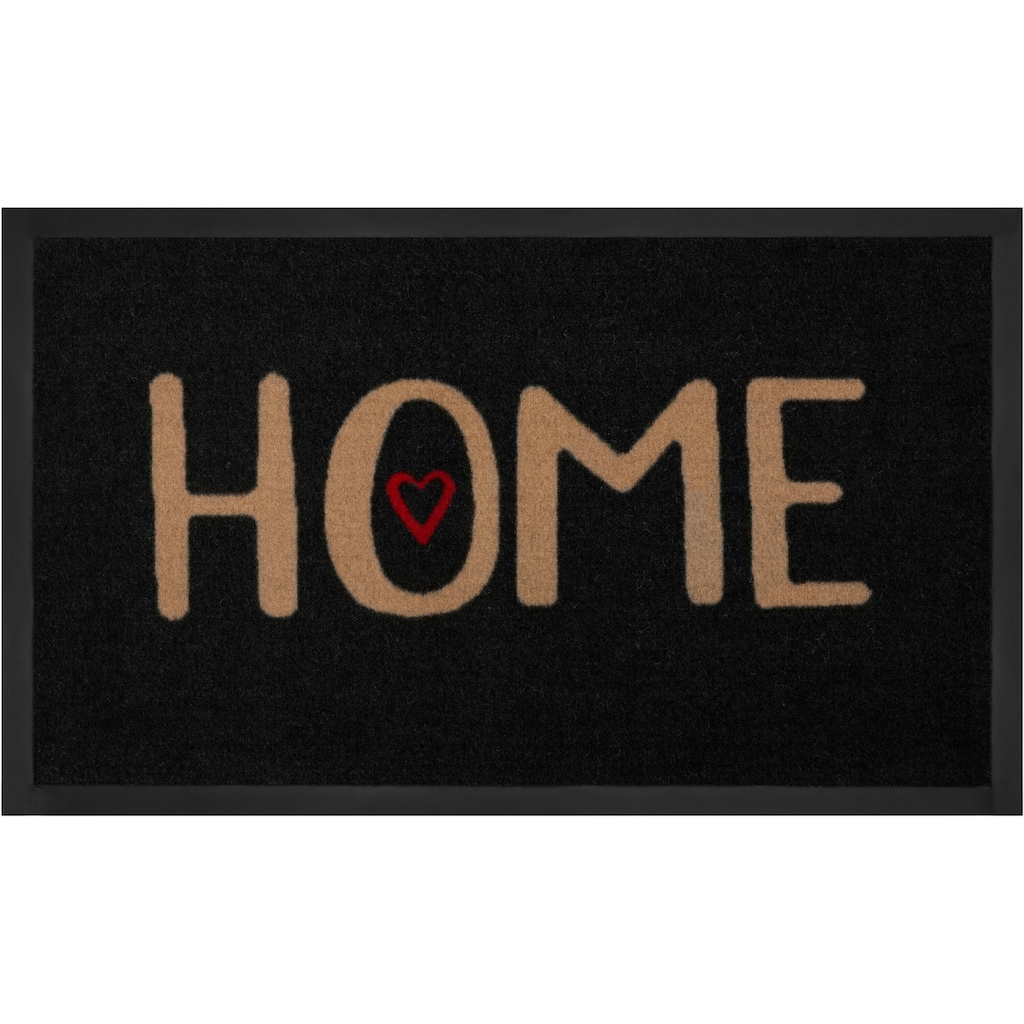 HANSE Home Fussmatte »Lovely Home«, rechteckig, Innen und Aussen, Rutschfest, Schriftzug, Wetterfest, Eingangsbereich