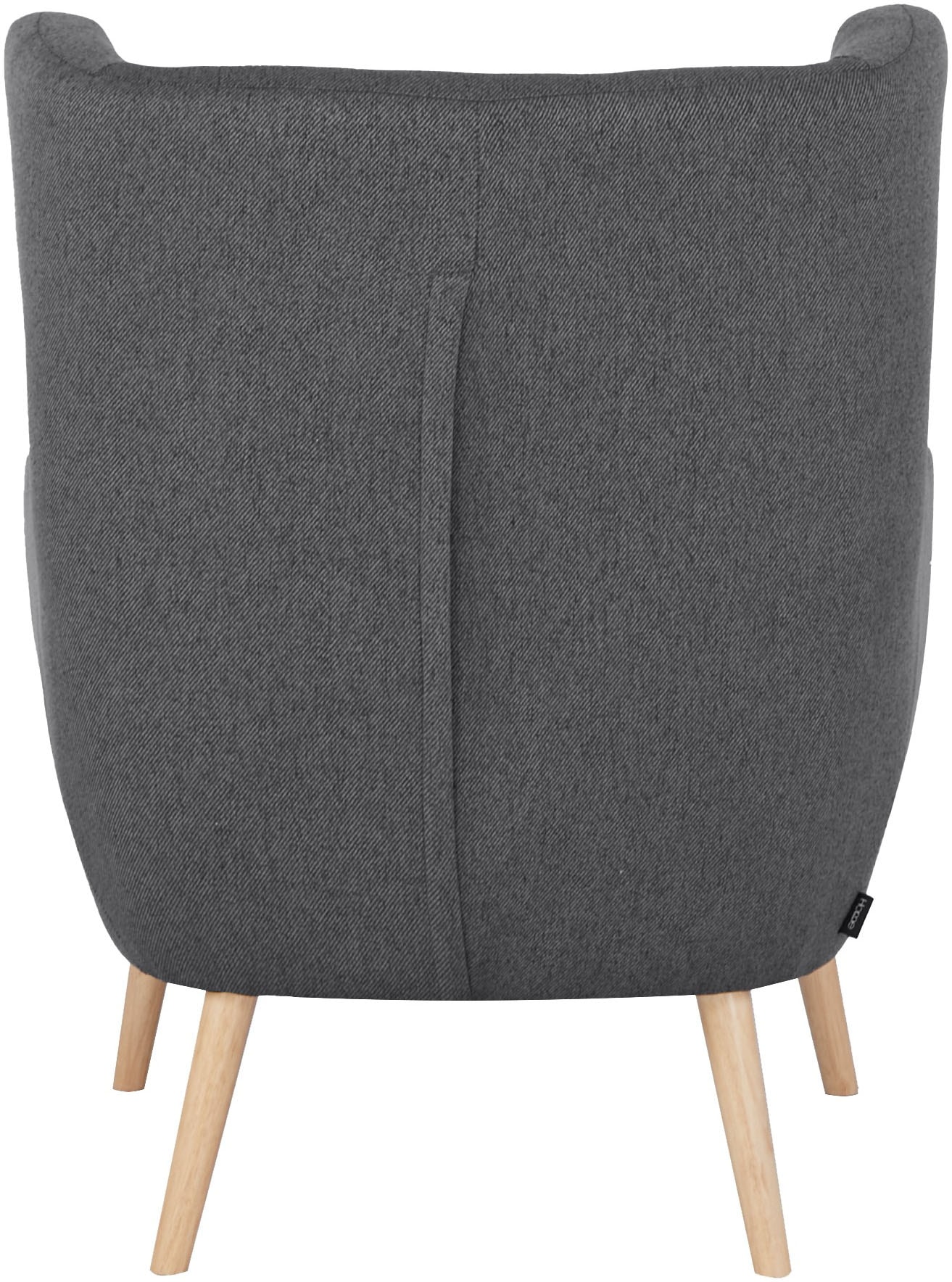 Home affaire Ohrensessel »Yamuna«, mit Sitzpolsterung, Gestell und Füsse aus Massivholz, Sitzhöhe 47 cm