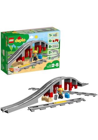 LEGO® Konstruktionsspielsteine »Eisenbahnbrücke und Schienen (10872), LEGO® DUPLO®... kaufen