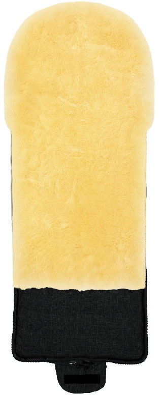 Heitmann Felle Fusssack »Eisbärchen - Multifunktion Winterfusssack«, mit echtem Lammfell, für Kinderwagen, Buggy, 5 Gurtschlitze, waschbar