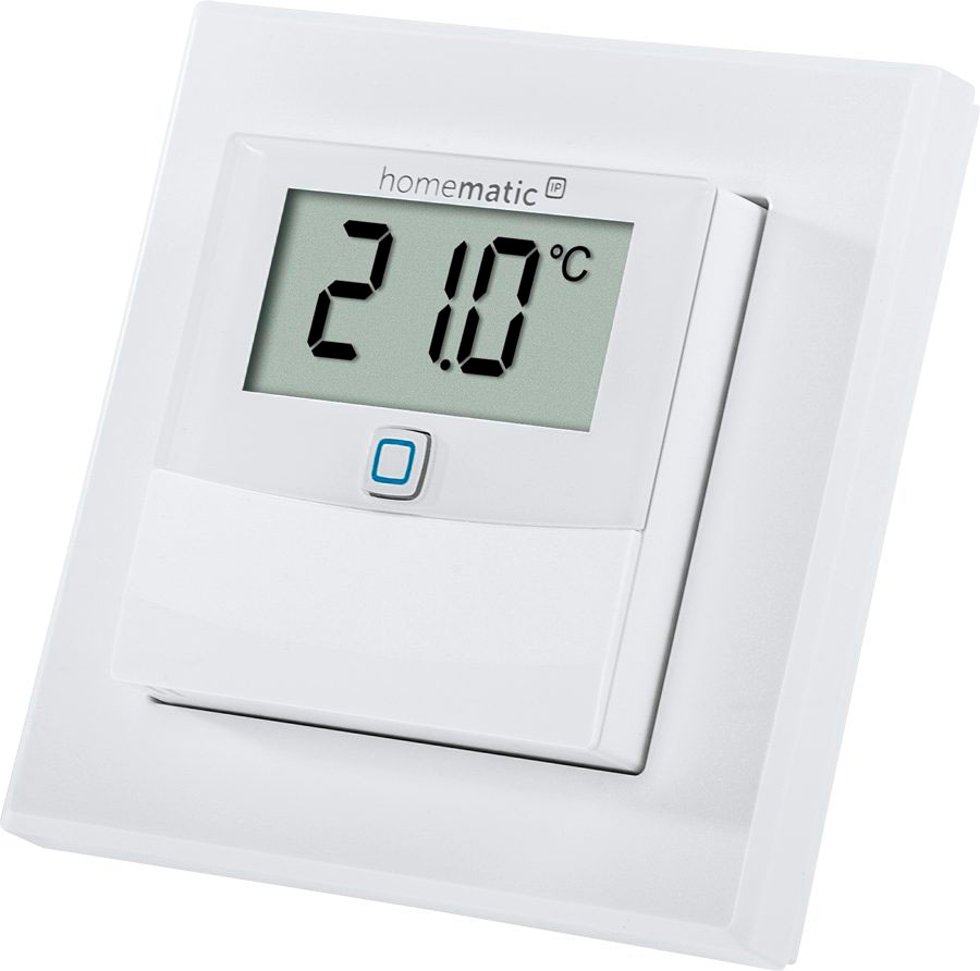 Homematic IP Smart-Home-Zubehör »Temp.- und Luftfeuchtigkeitssensor Display –innen (150180A0)«
