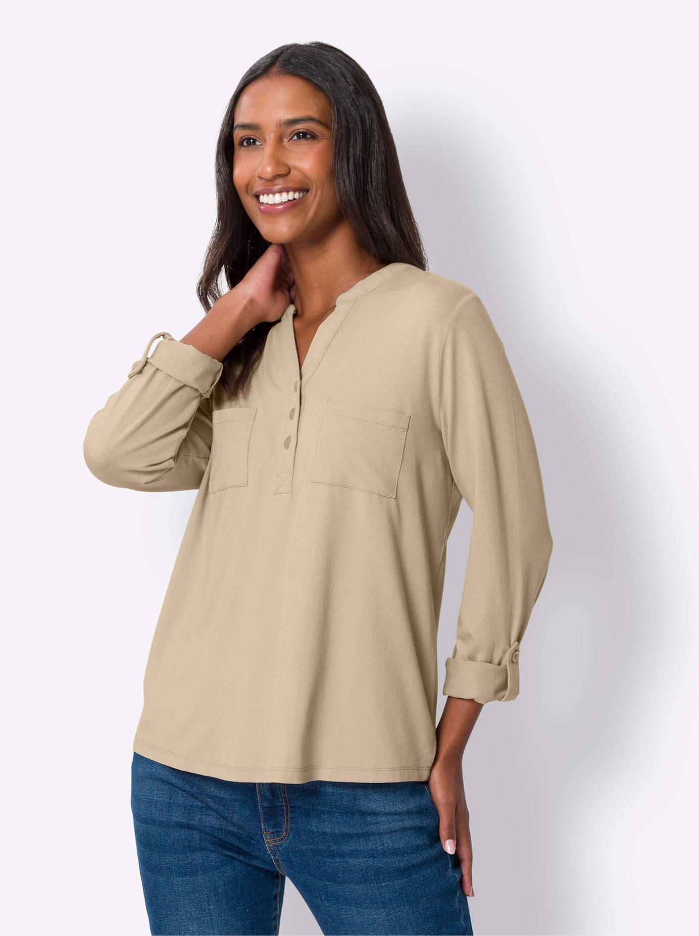heine Langarmshirt »Shirtbluse« 1 Stk.