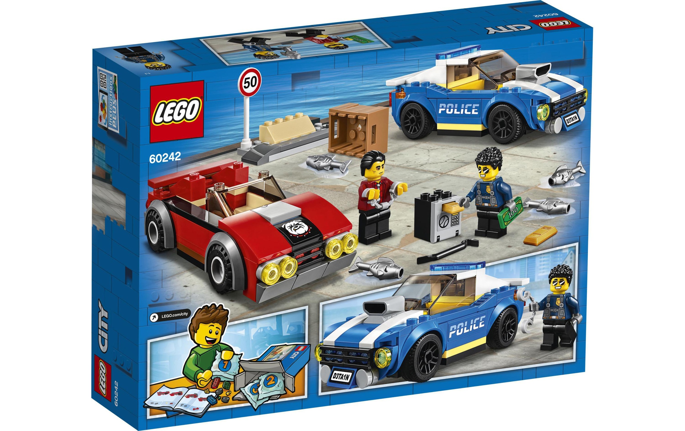 LEGO® Konstruktionsspielsteine »Festnahme auf der Autobahn«