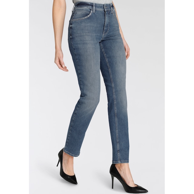 MAC Stretch-Jeans »Melanie-Glam«, Nietenbesatz an den Taschen online kaufen  bei Jelmoli-Versand Schweiz