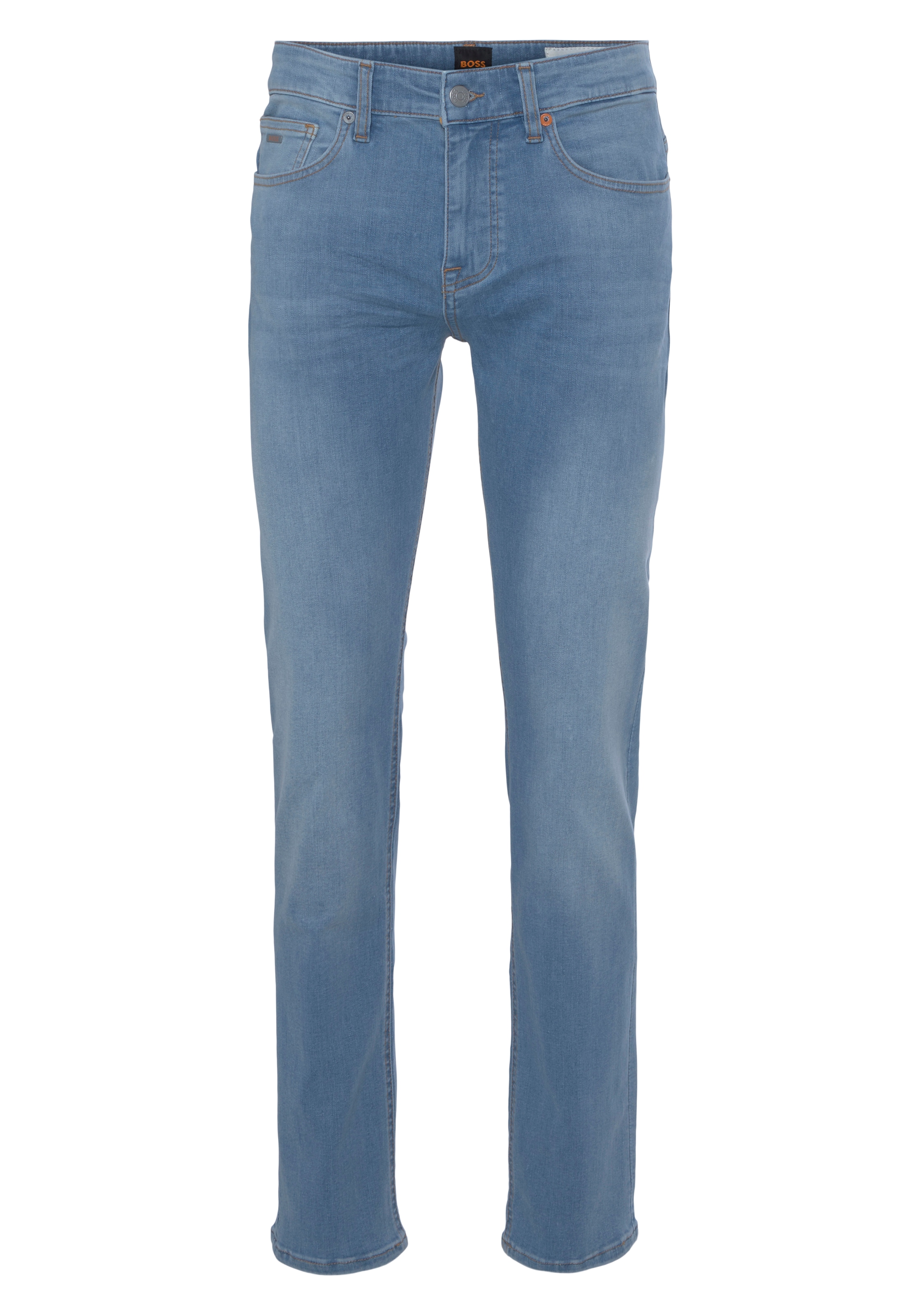 | shoppen Jelmoli-Versand online Slim-fit-Jeans, BOSS orangener BOSS mit ORANGE Niete