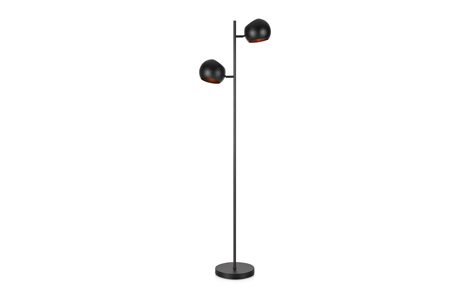 Markslöjd Stehlampe »2L Schwarz«, 2 flammig, Leuchtmittel E14 Leuchtmittel wechselbar