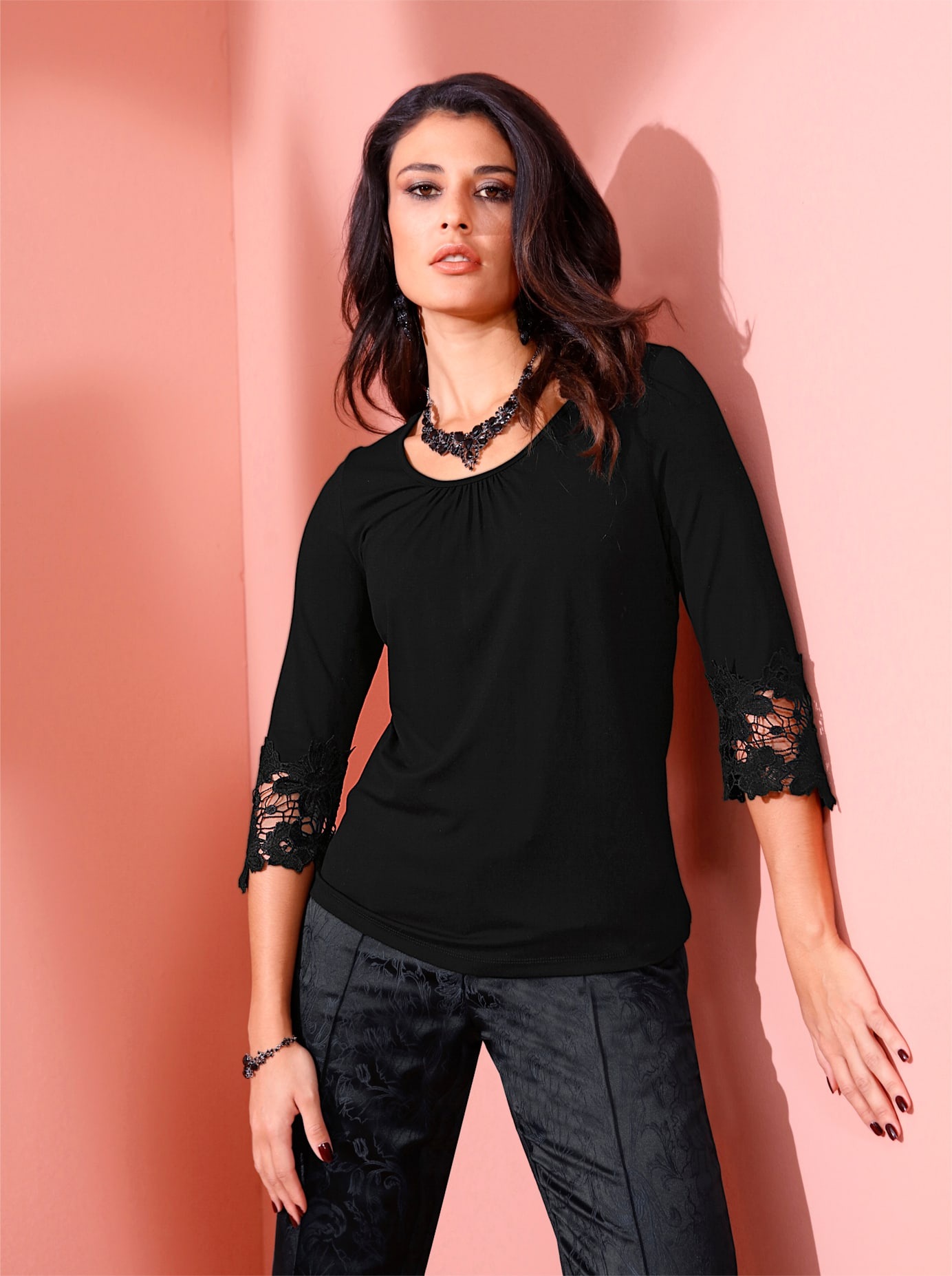 creation L Spitzenshirt »Shirt« 1 Stk.