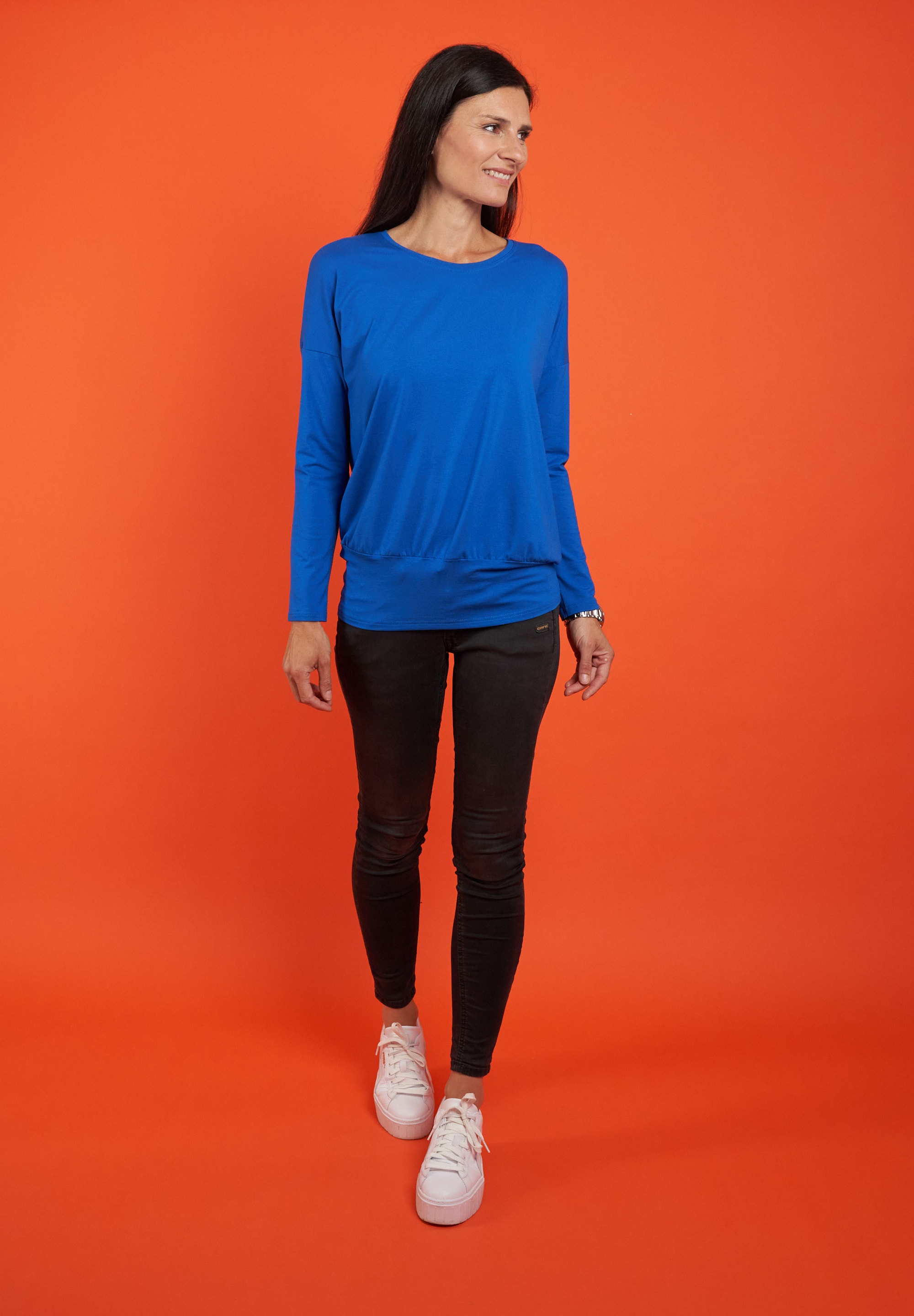 Seidel Moden Langarmshirt mit breitem, elastischen Bund - MADE IN GERMANY