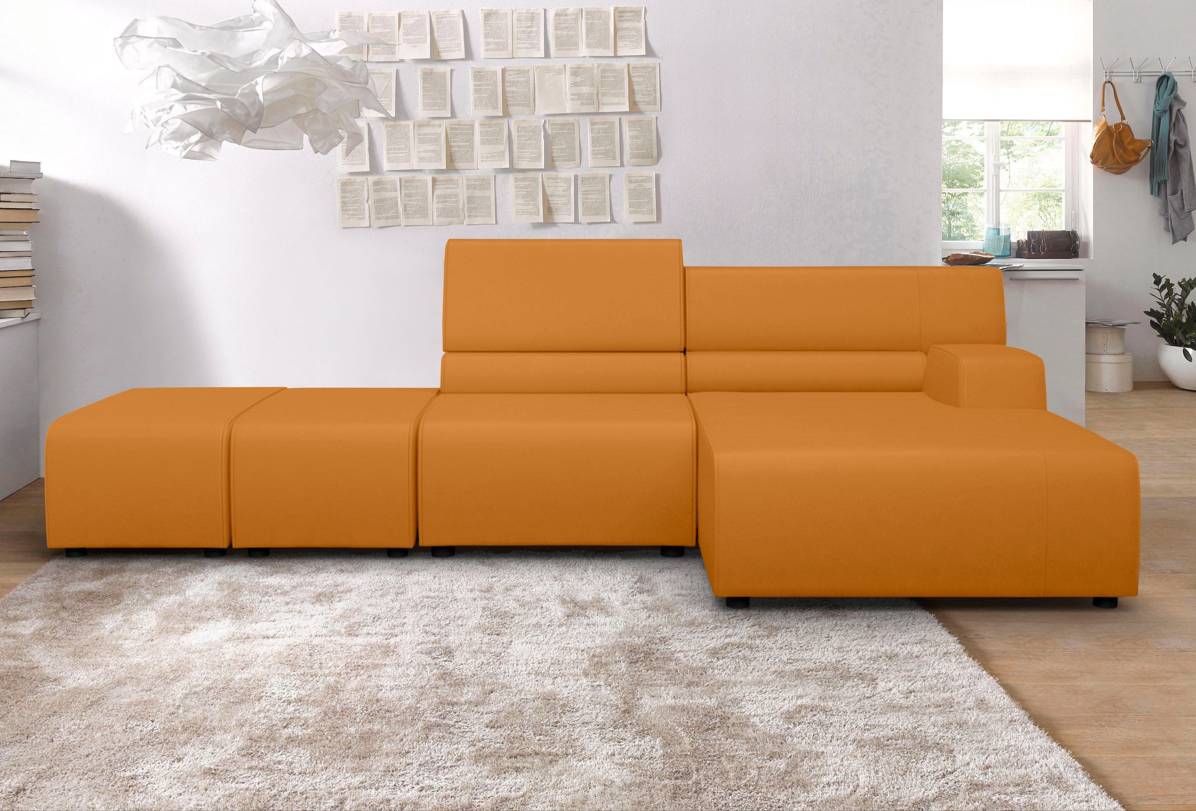 Egoitaliano Ecksofa "Babouche, Designsofa mit aussergewöhnlichem Sitzkomfort zum Wohlfühlen"