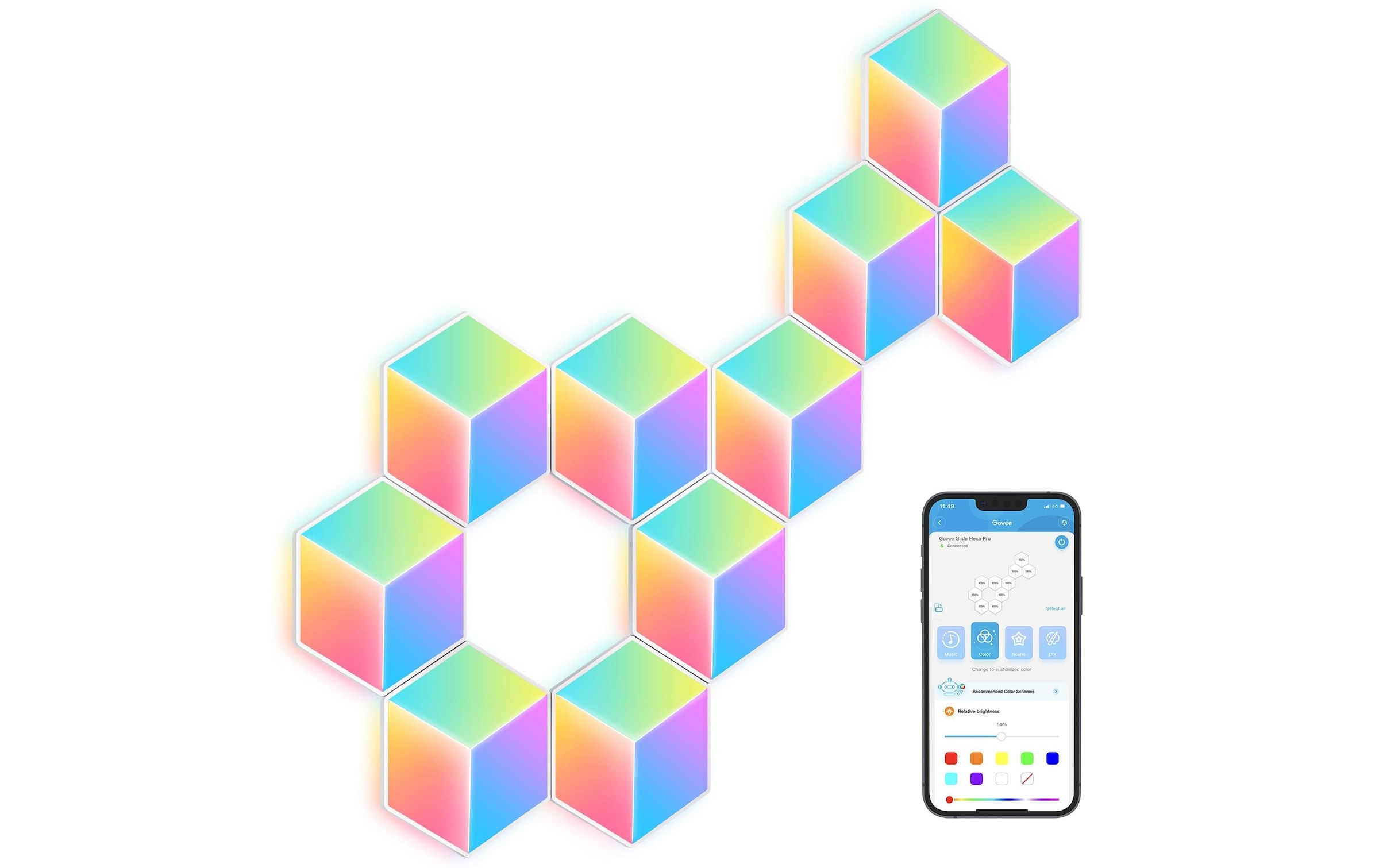 Pendelleuchte »Govee Glide Hexa Pro«