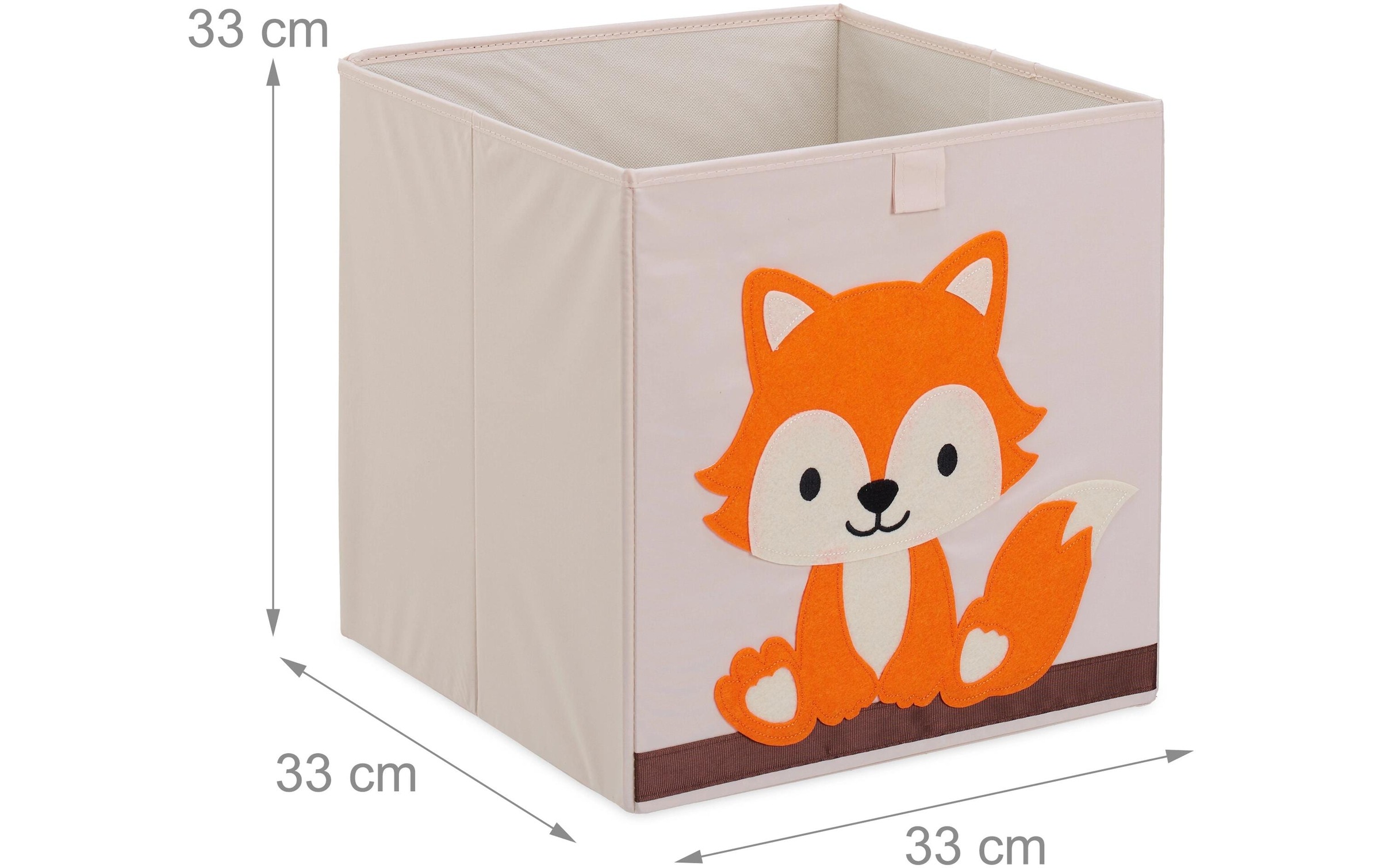 relaxdays Aufbewahrungsbox »Fuchs«, (1 St.)