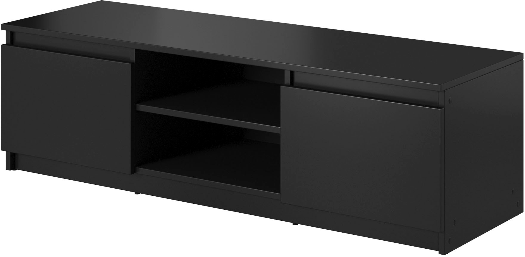 Home affaire Lowboard "DINGO" zeitloser TV-Schrank, TV-Board Breite 120 cm, grifflose Fernsehschrank