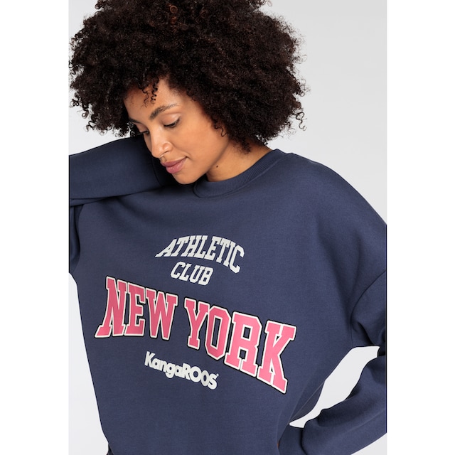 KangaROOS Sweatshirt, mit grossem Logodruck im College-Style - NEUE  KOLLEKTION online