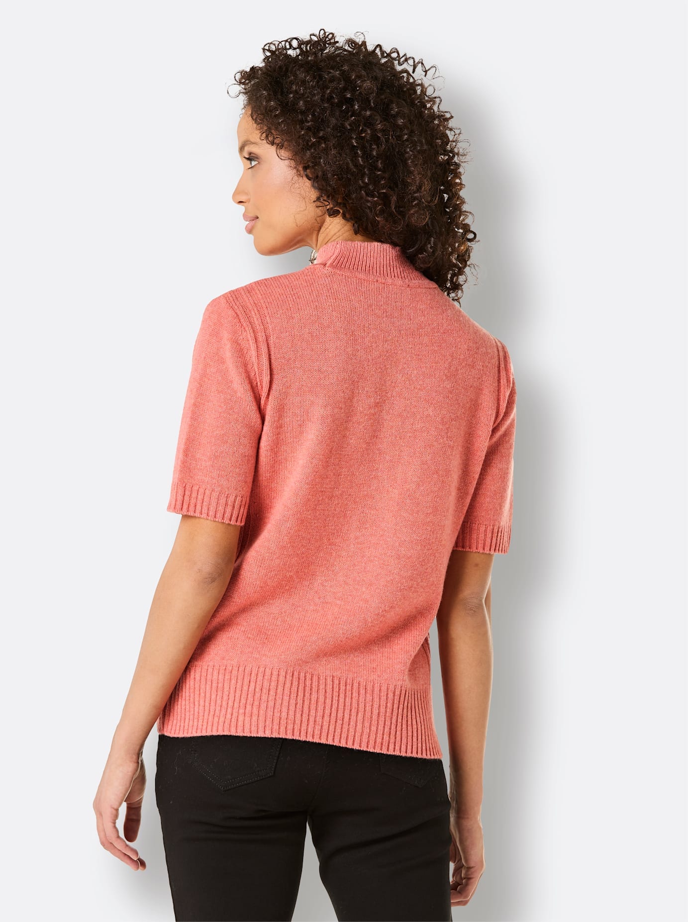 CREATION L PREMIUM Kurzarmpullover »Merino-Kaschmir-Pullover«