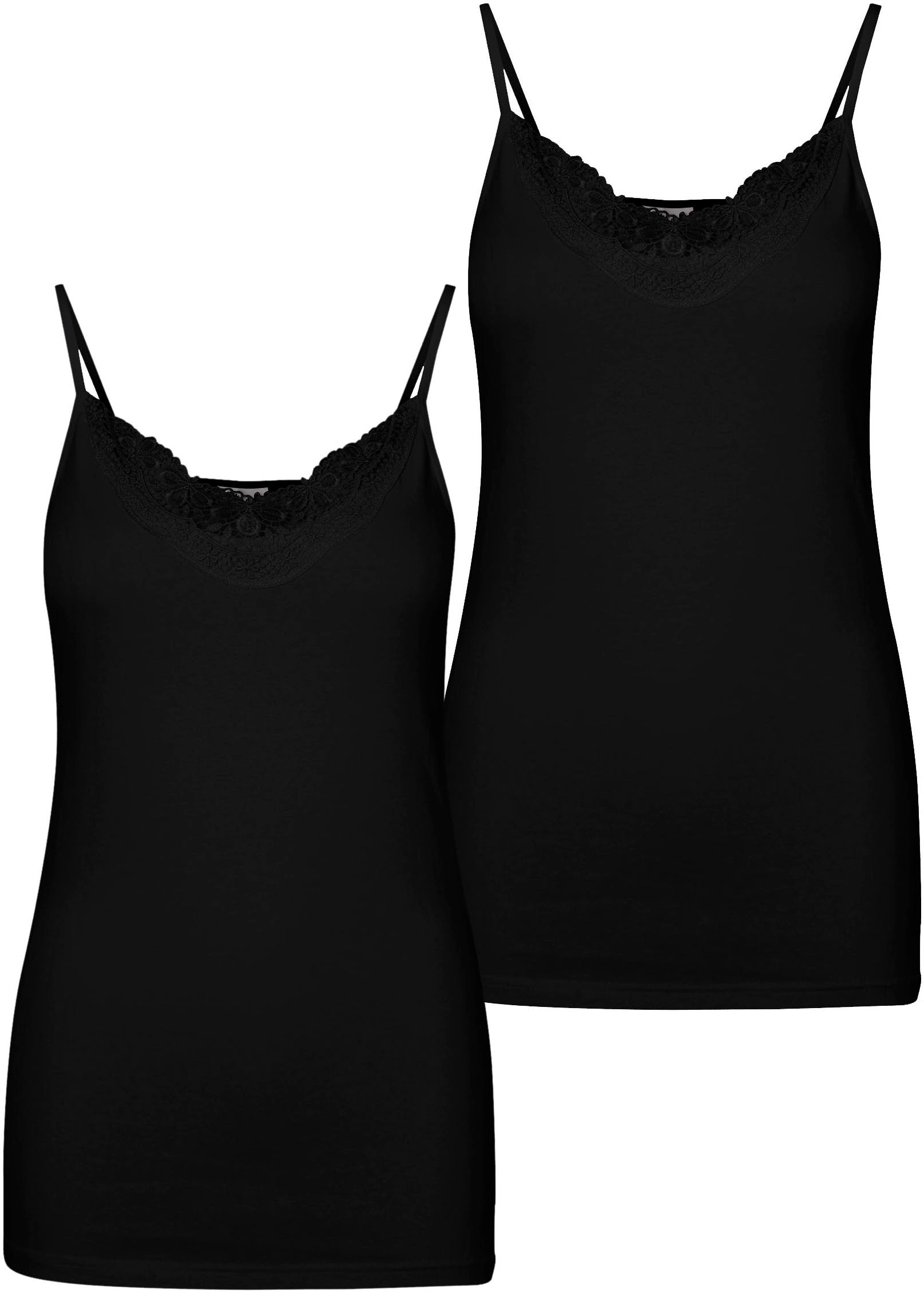 Vero Moda Spaghettitop »VMINGE LACE SINGLET 2-PACK NOOS«, (Packung, 2 tlg.) kaufen