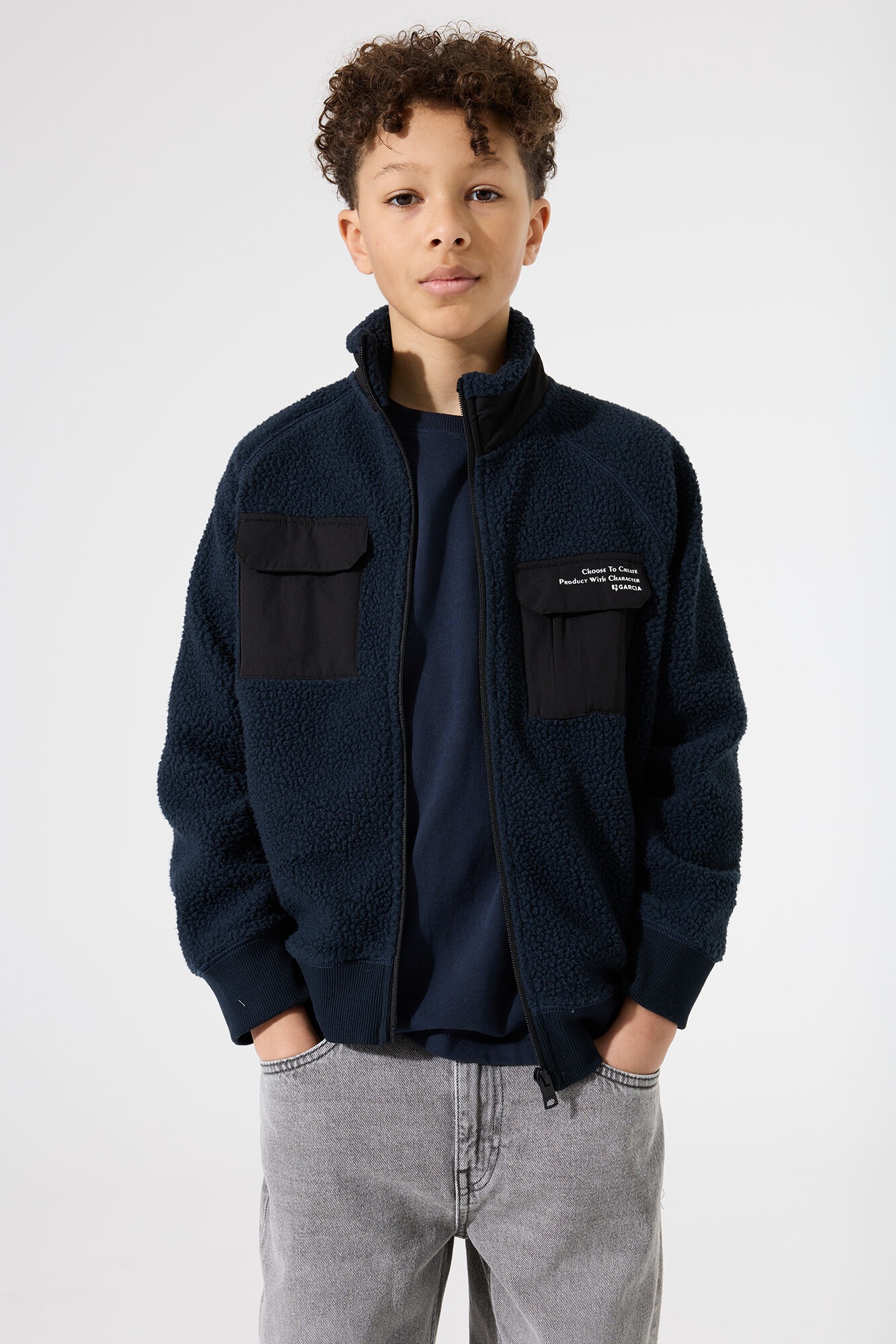 Garcia Sweatjacke mit Struktur for BOYS