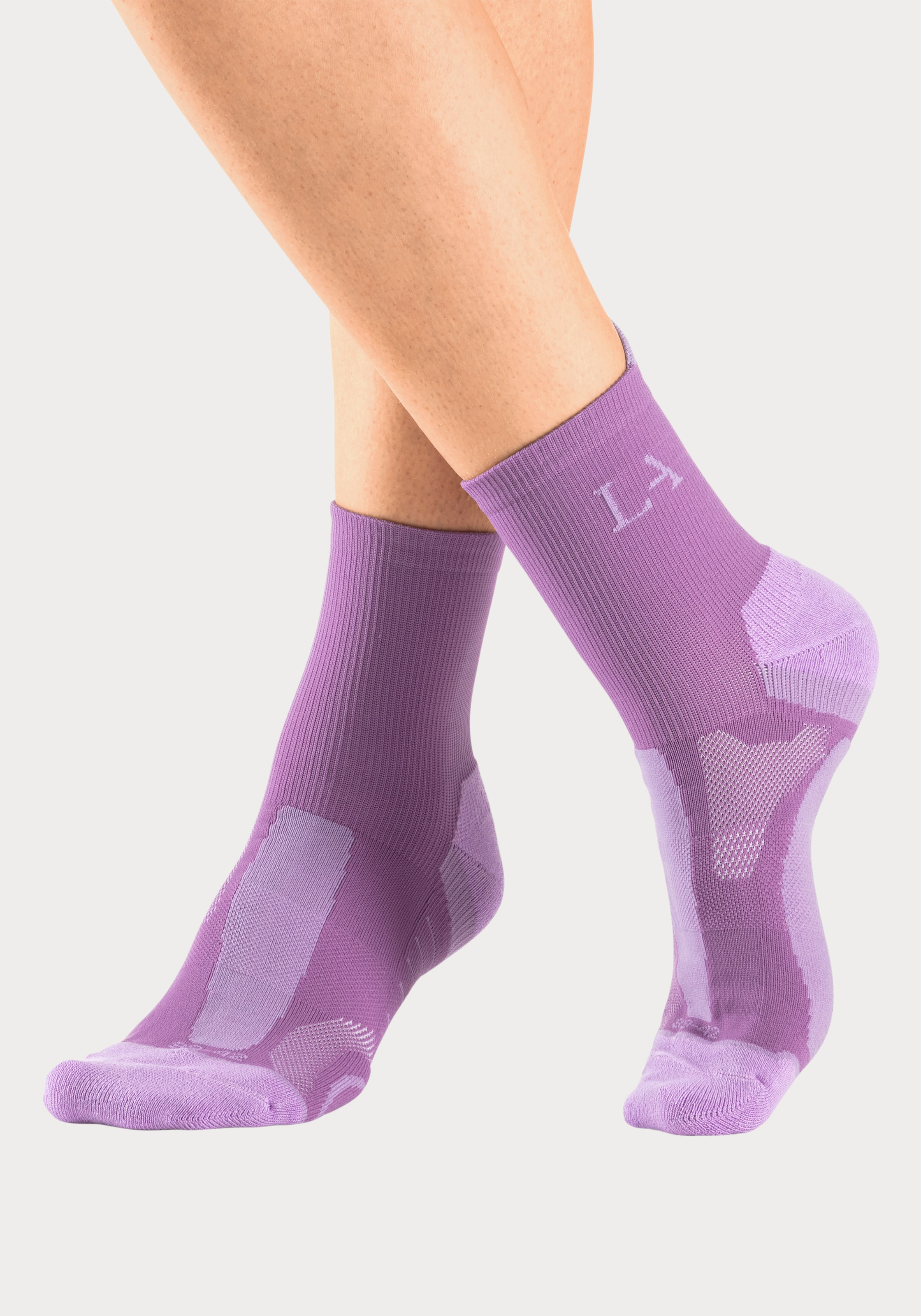 LASCANA ACTIVE Wandersocken, (Packung, 3 Paar), mit verstärkten Belastungszonen