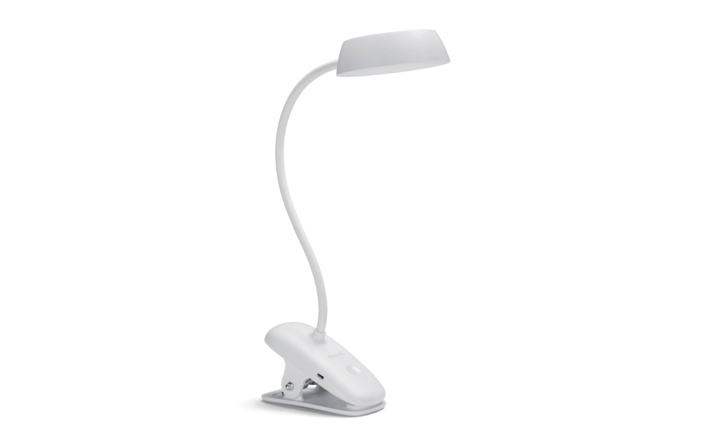 Philips LED Schreibtischlampe »Donutclip, 2.3W, 4000K, USB,«, 1 flammig