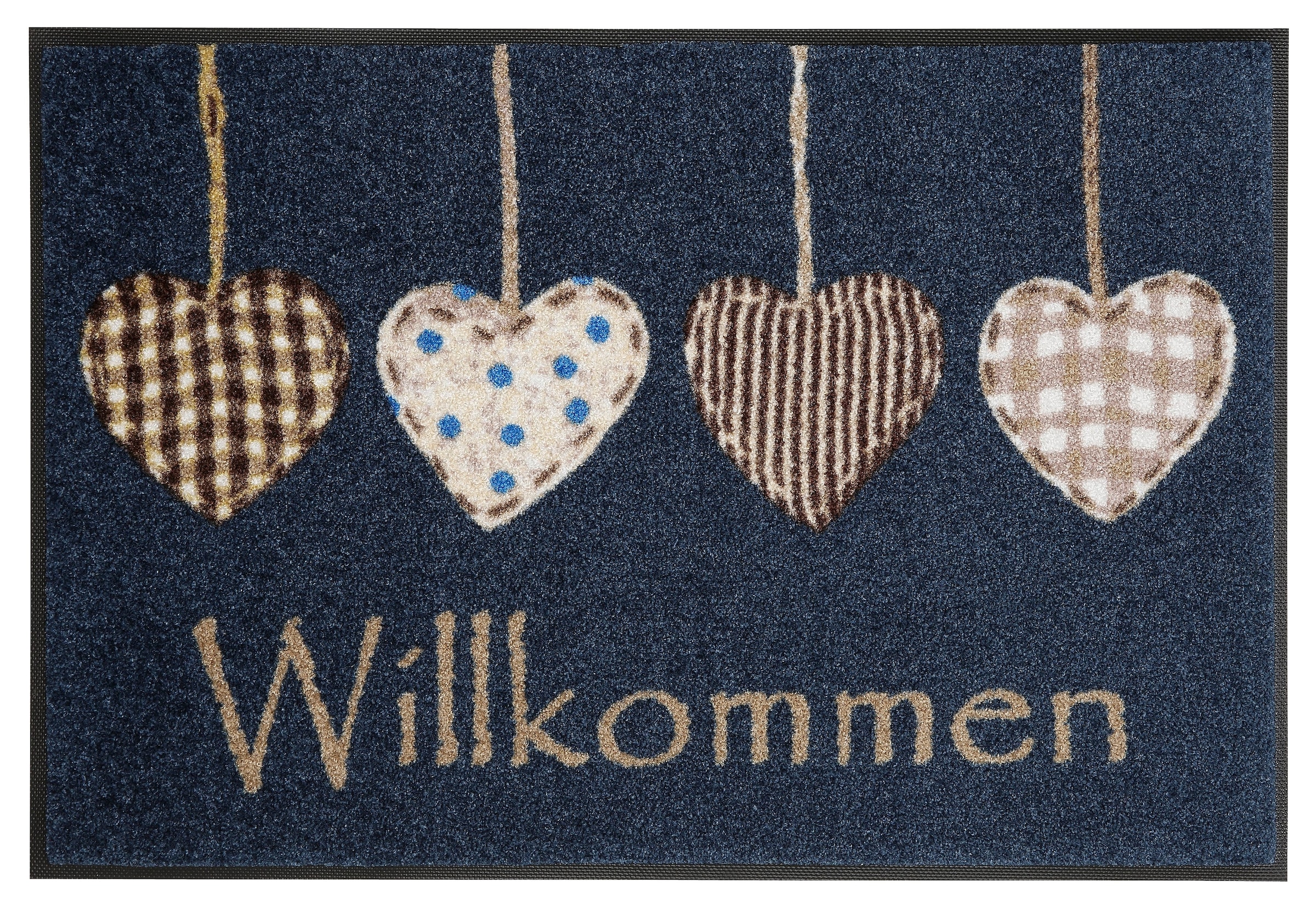 wash+dry by Kleen-Tex Fussmatte »Cottage Hearts«, rechteckig, Schmutzfangmatte, rutschhemmend, In- und Outdoor geeignet