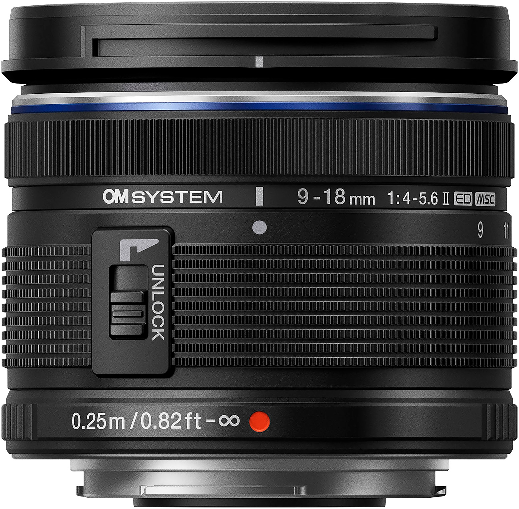 OM SYSTEM Weitwinkelobjektiv »M.ZUIKO DIGITAL ED 9-18mm F4.0-5.6 II«, passend für Olympus & OM SYSTEM MFT Kameras