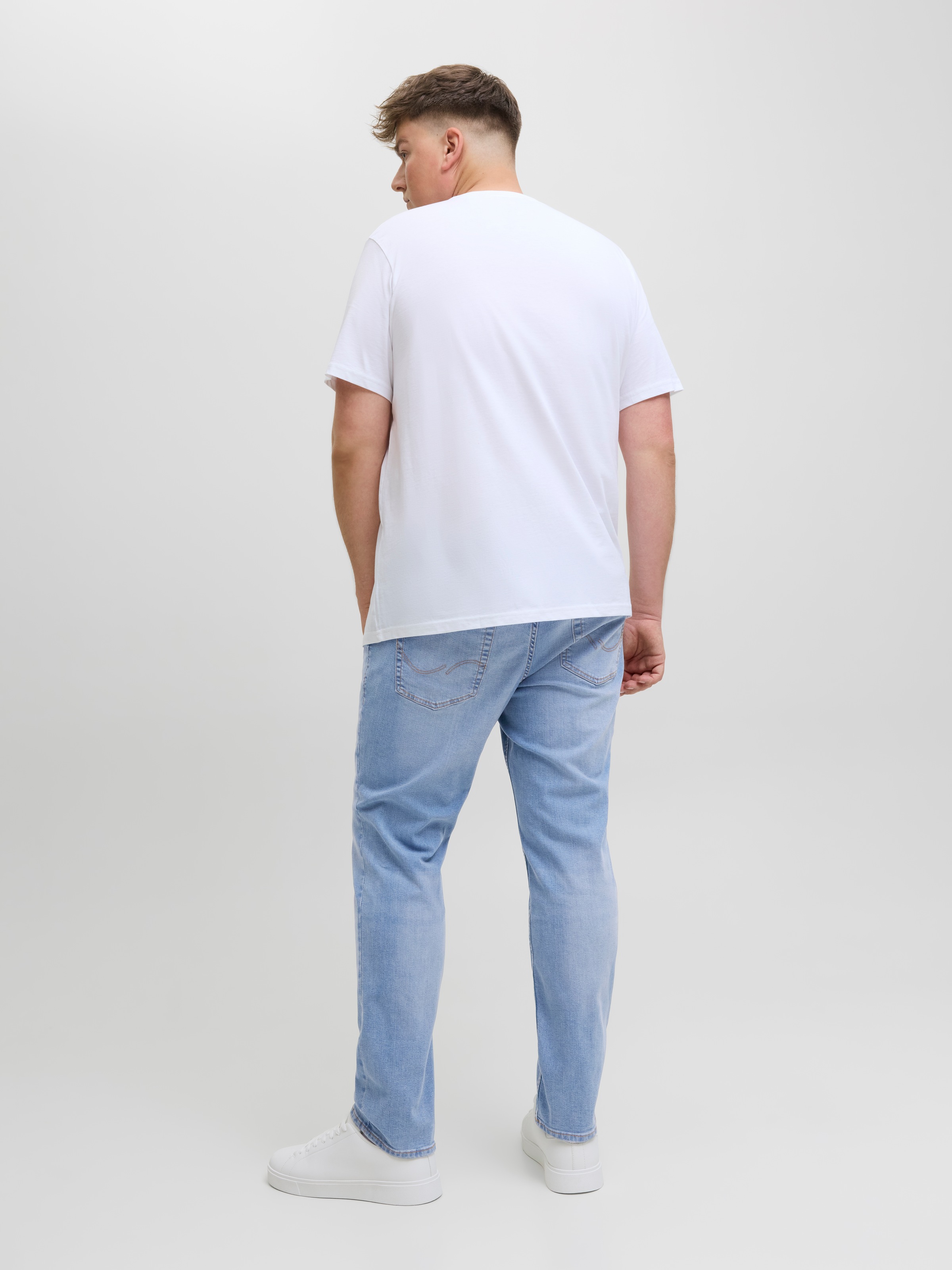 Jack & Jones PlusSize Slim-fit-Jeans »JJIGLENN JJORIGINAL MF 071 NOOS PLS«