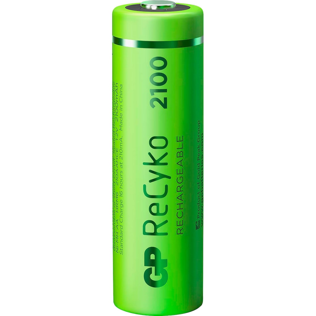 GP Batteries Akku »AA Akku NiMH 2100 mAh ReCyko 1,2V 8 Stück«, Mignon, 2100 mAh