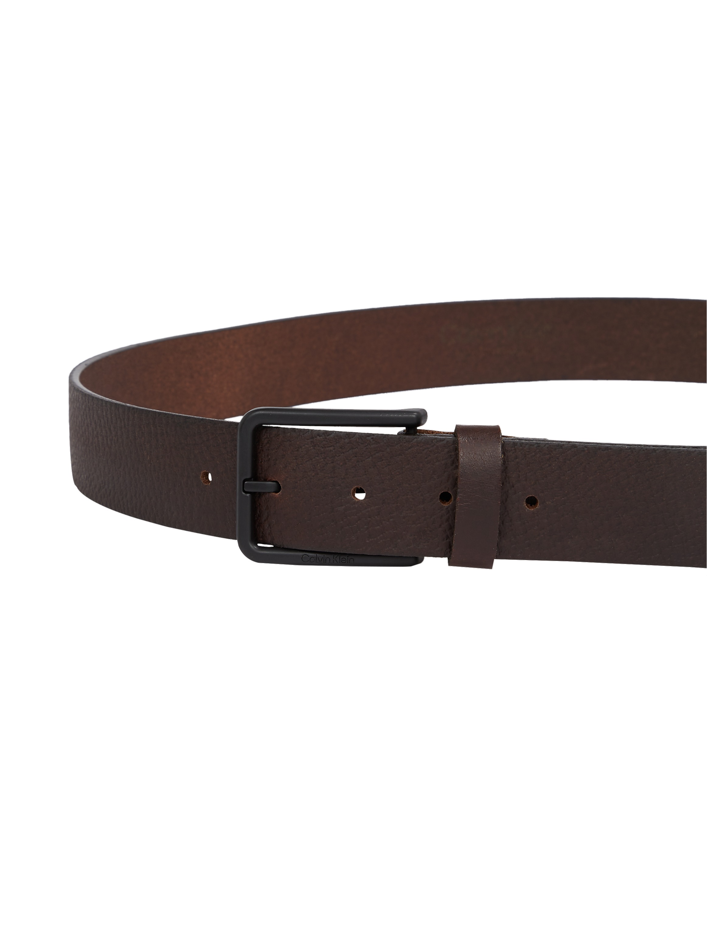 Calvin Klein Ledergürtel »WARMTH PB 35MM«, Logodruck, Einfachdornschliesse