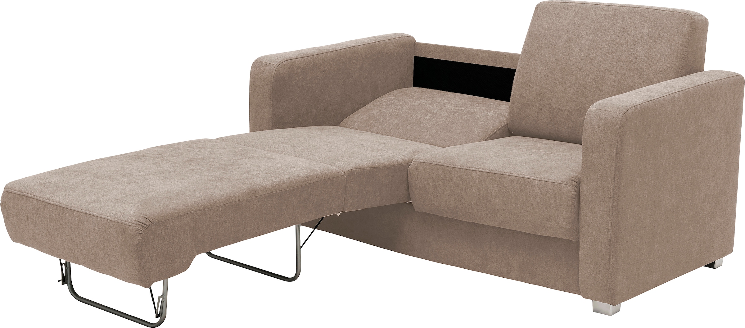 INOSIGN Schlafsofa »Mia Problemlöser Sofa, Einzelauszug, Bettsofa, zeitlos und bequem«, mit 2 Einzelauszügen als Längsschläfer