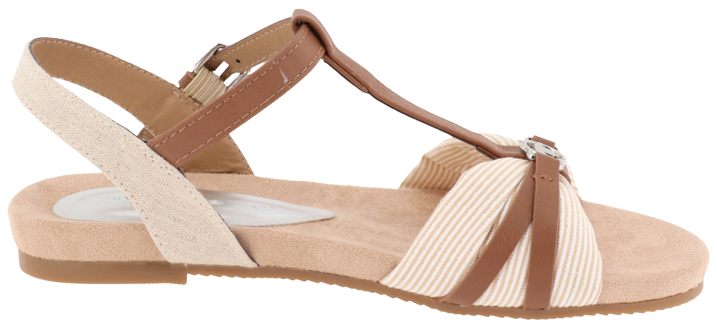 TOM TAILOR Riemchensandale »Rahel«, Sommerschuh, Sandalette, Blockabsatz, mit verstellbarer Schnalle