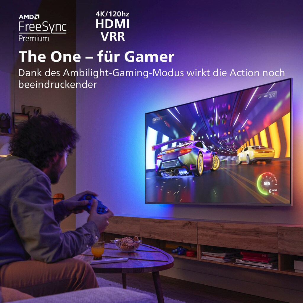 Philips LED-Fernseher »75PUS8807/12«, 189 cm/75 Zoll, 4K Ultra HD, Android TV-Smart-TV-Google TV