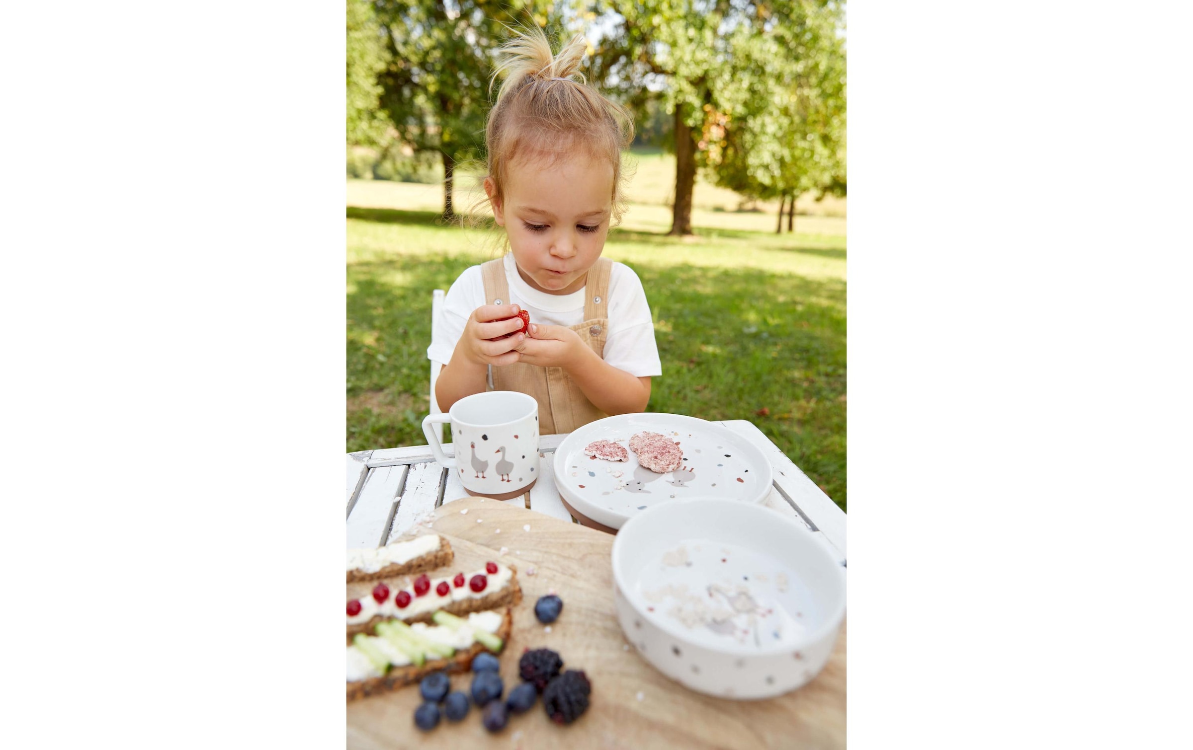 LÄSSIG Kindergeschirr-Set »Tiny Farmer Sheep/Goose«