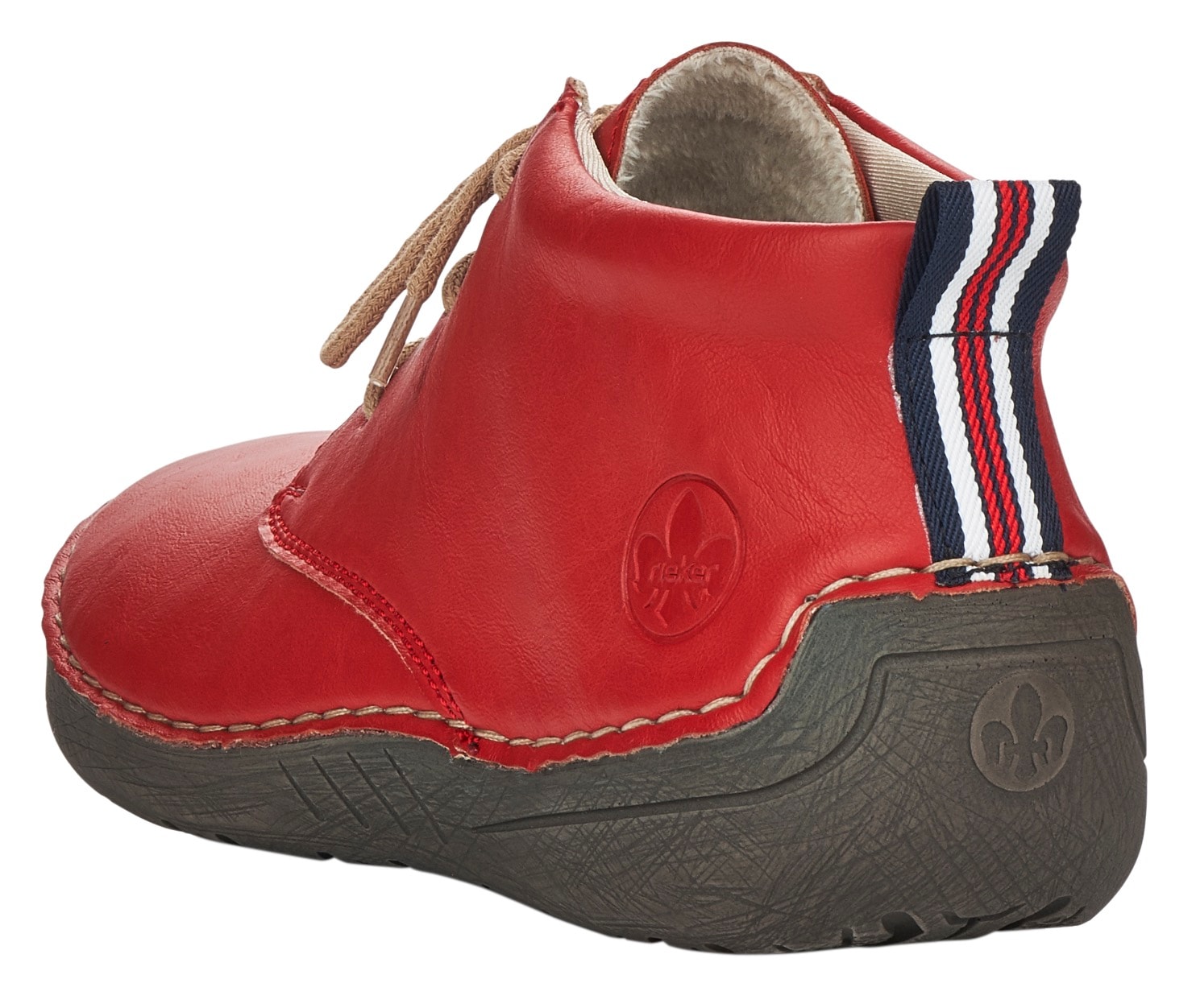 Rieker Schnürboots, Stiefelette, Schnürstiefelette mit Rahmennaht