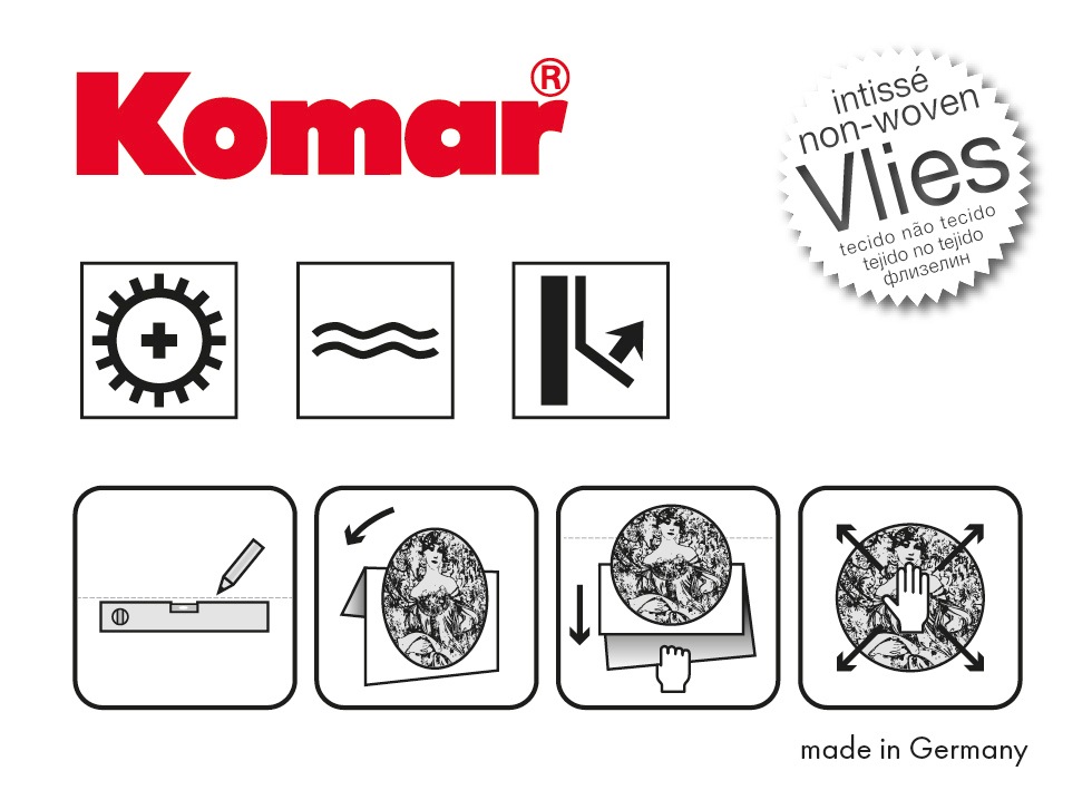 Komar Fototapete »Vlies selbstklebend - Gazon - Grösse 125 x 125 cm«, bedruckt, Wohnzimmer, Schlafzimmer
