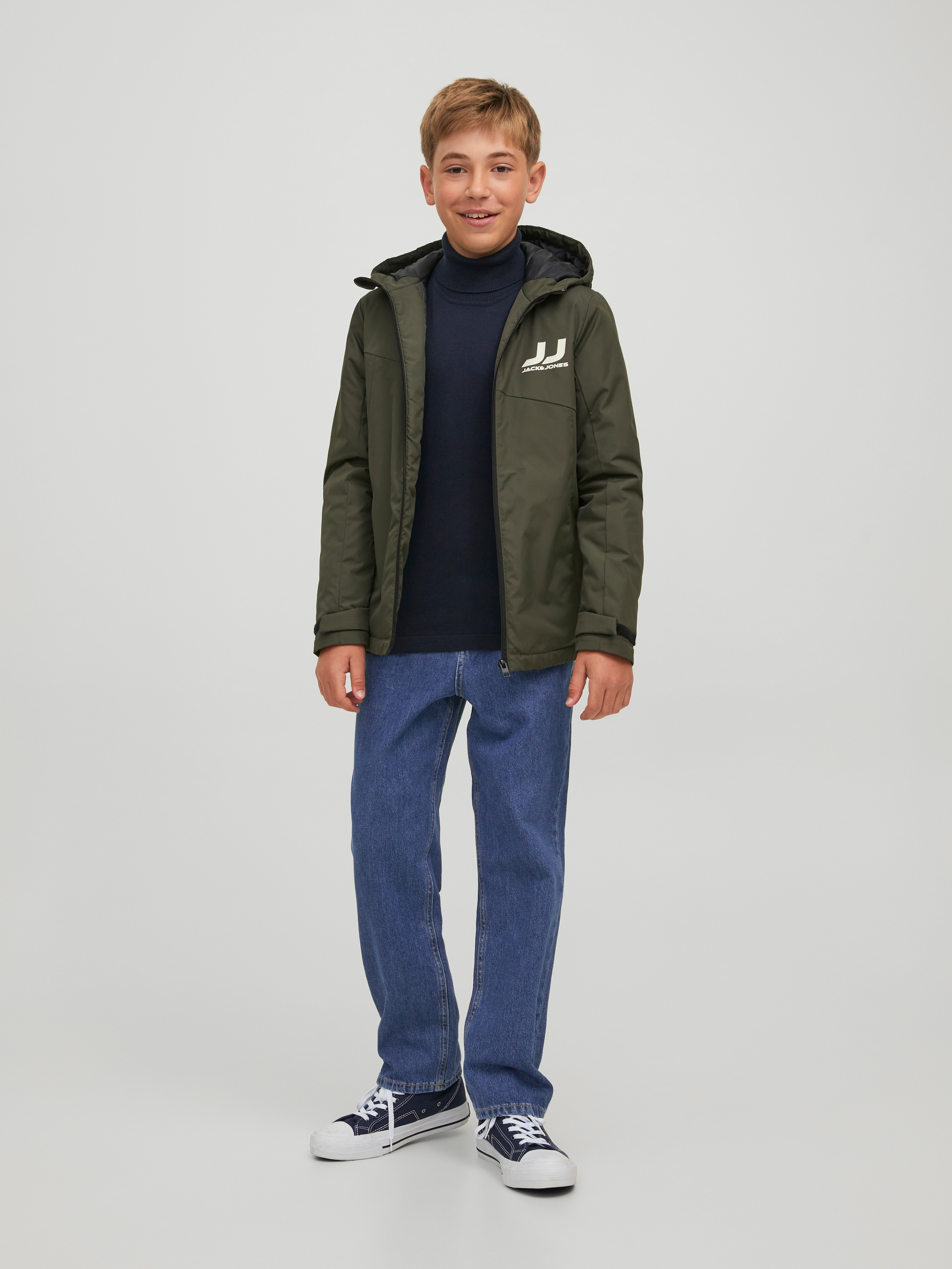 Jack & Jones Junior Loose-fit-Jeans »JJICHRIS JJORIGINAL SQ 043 JNR«