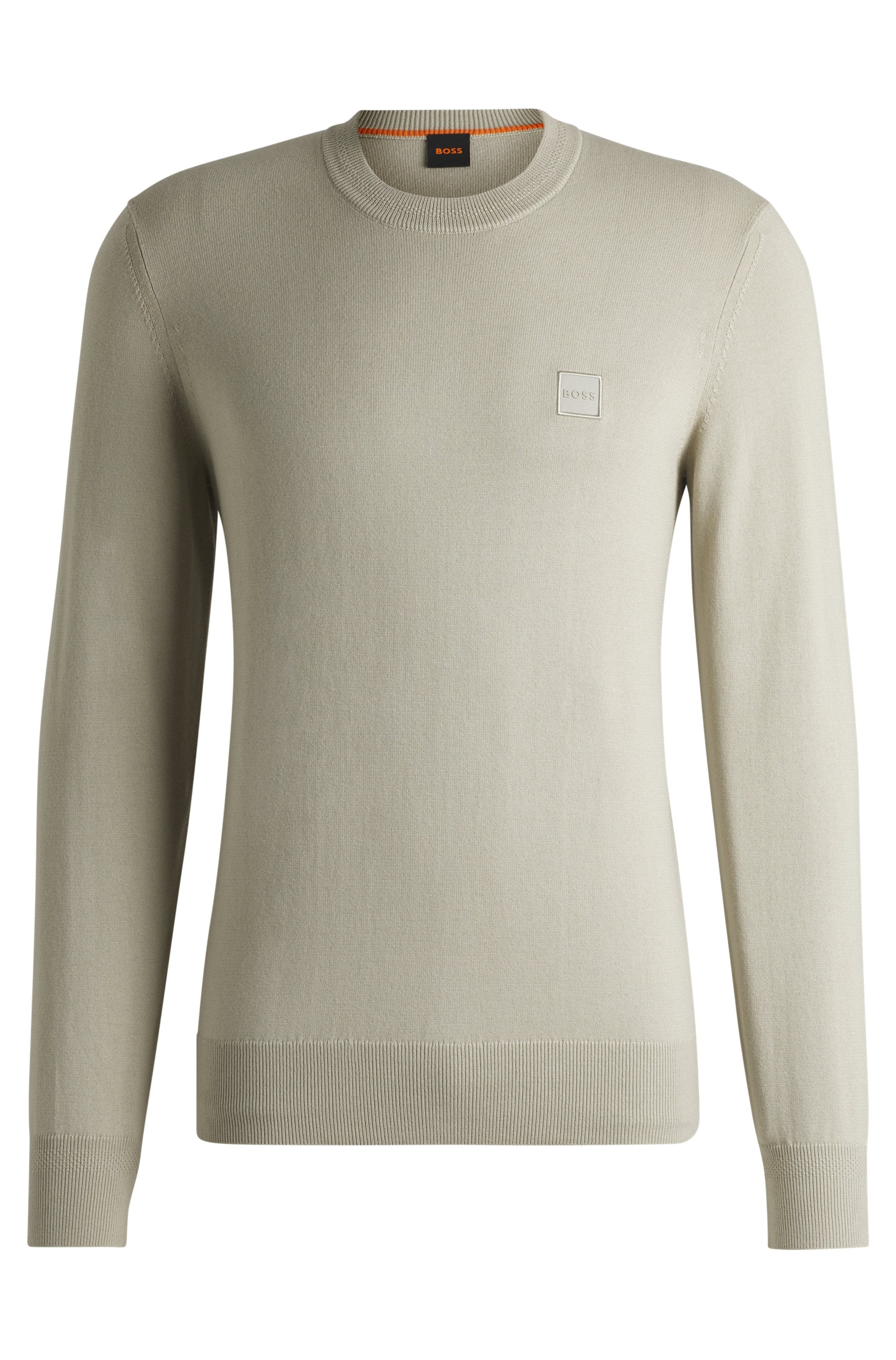 BOSS ORANGE Strickpullover »Kanovano«, mit Rundhalsausschnitt