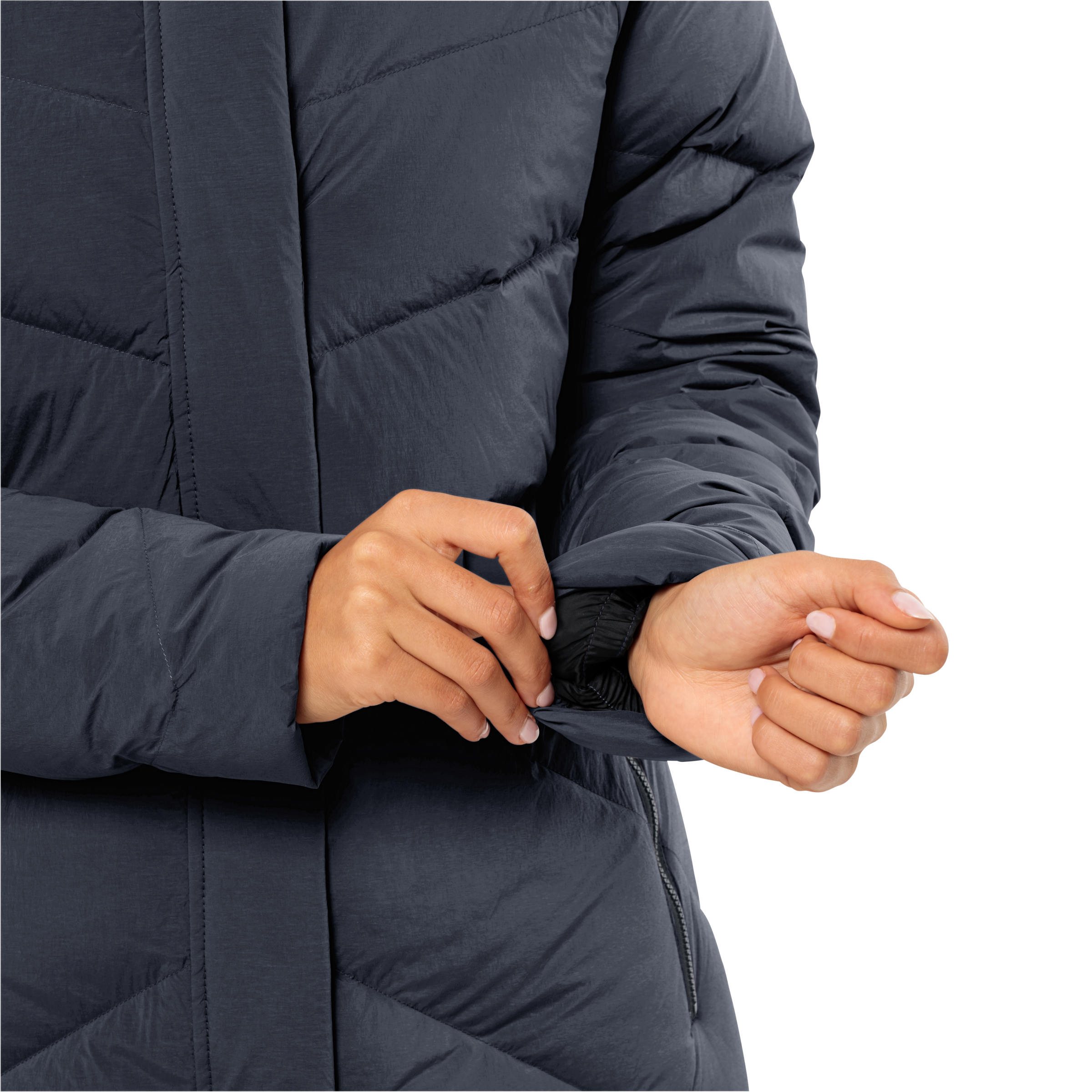 Jack Wolfskin Daunenmantel »MARIENPLATZ COAT W«, mit Kapuze