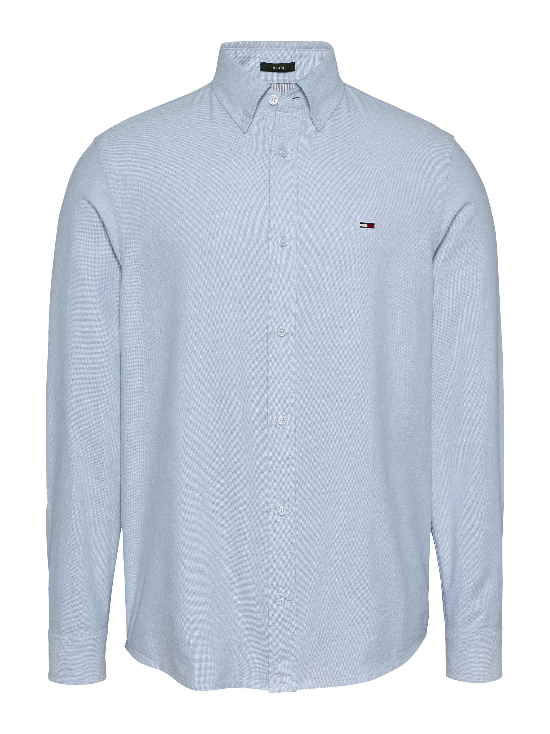 Tommy Jeans Langarmhemd »TJM REG OXFORD SHIRT EXT«, mit Logostickerei