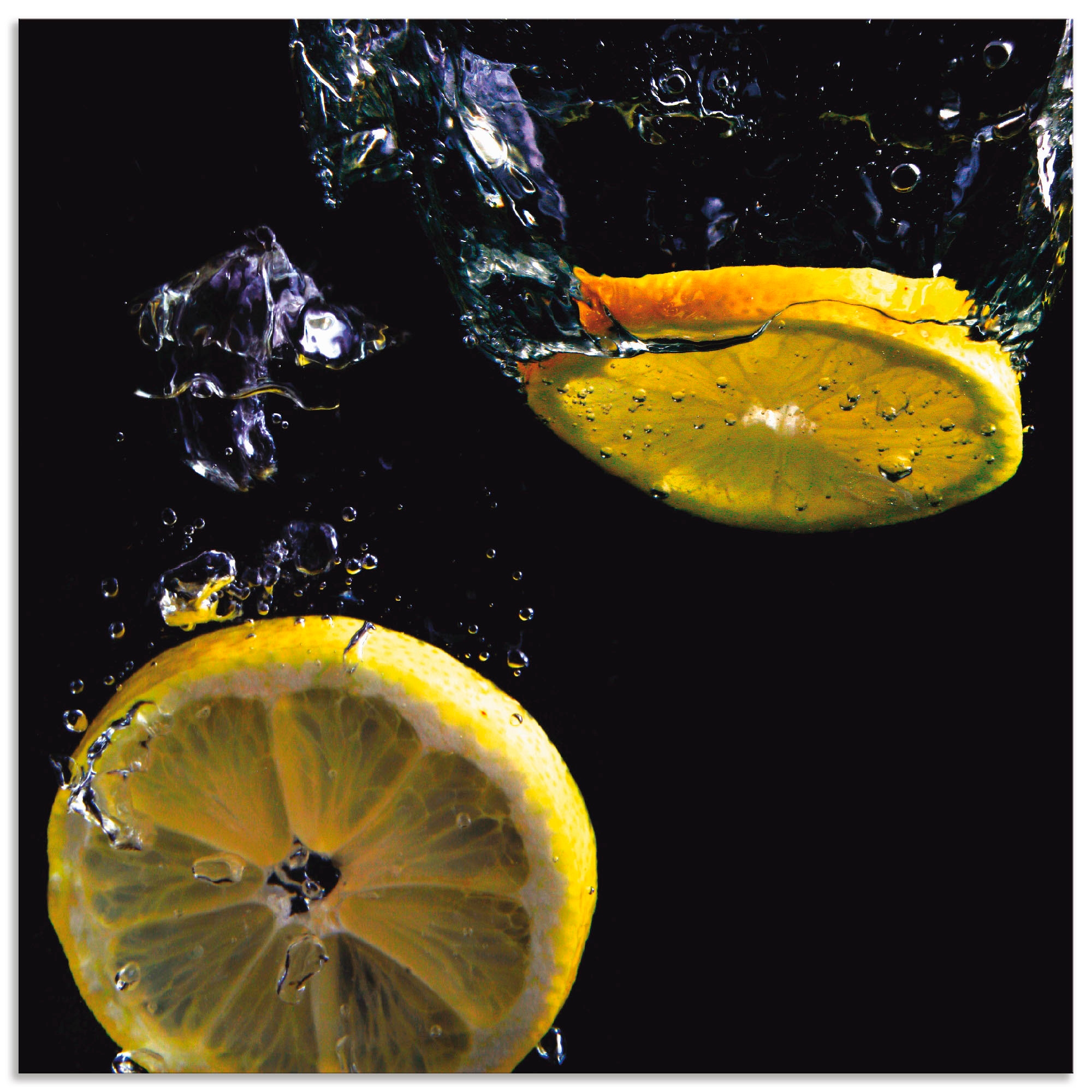 Artland Küchenrückwand »Zitronen«, (1 tlg.), Alu Spritzschutz mit Klebeband, einfache Montage