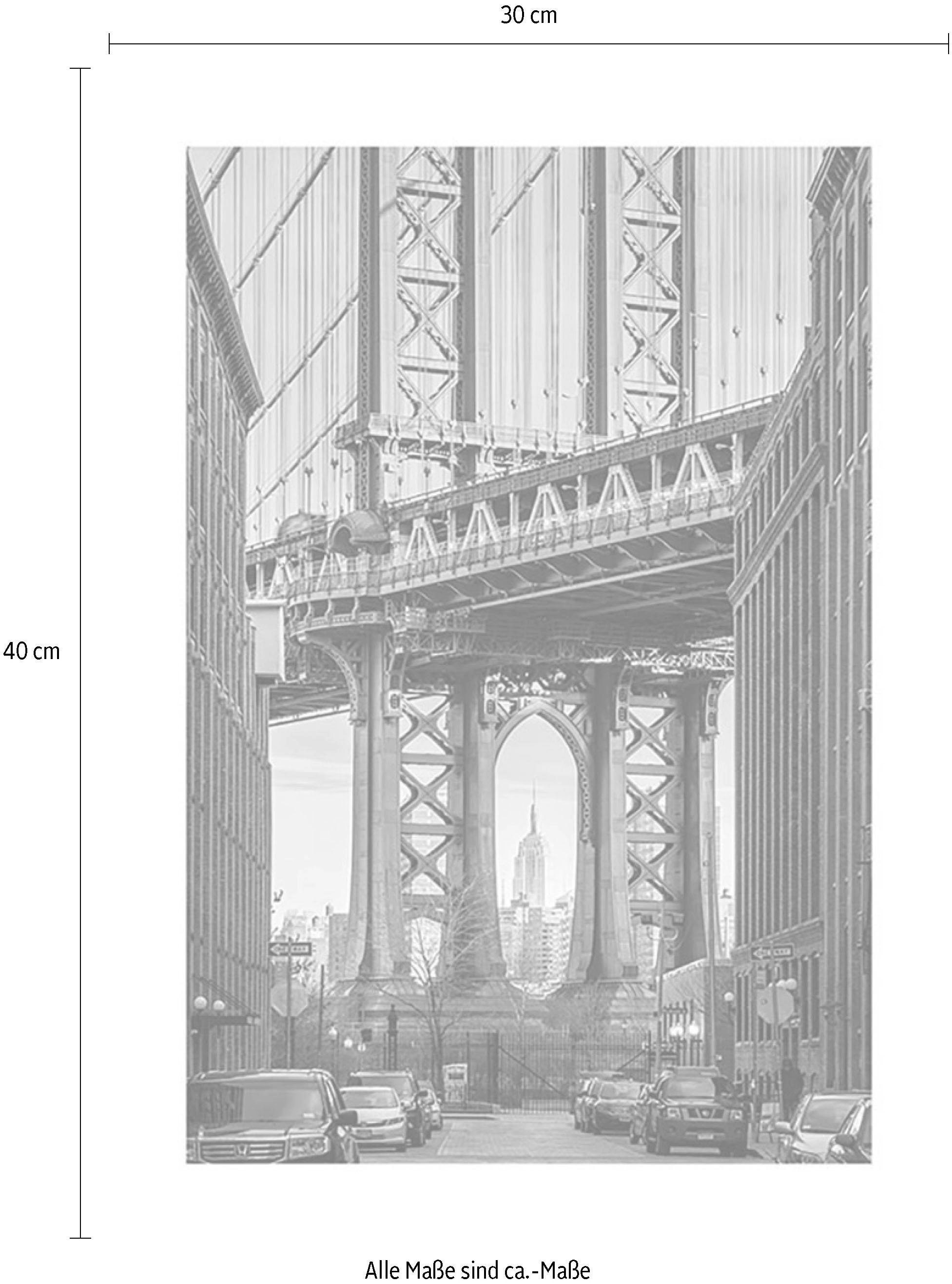 ❤ Komar Poster »Brooklyn Bridge«, Städte, (1 St.), Kinderzimmer,  Schlafzimmer, Wohnzimmer entdecken im Jelmoli-Online Shop