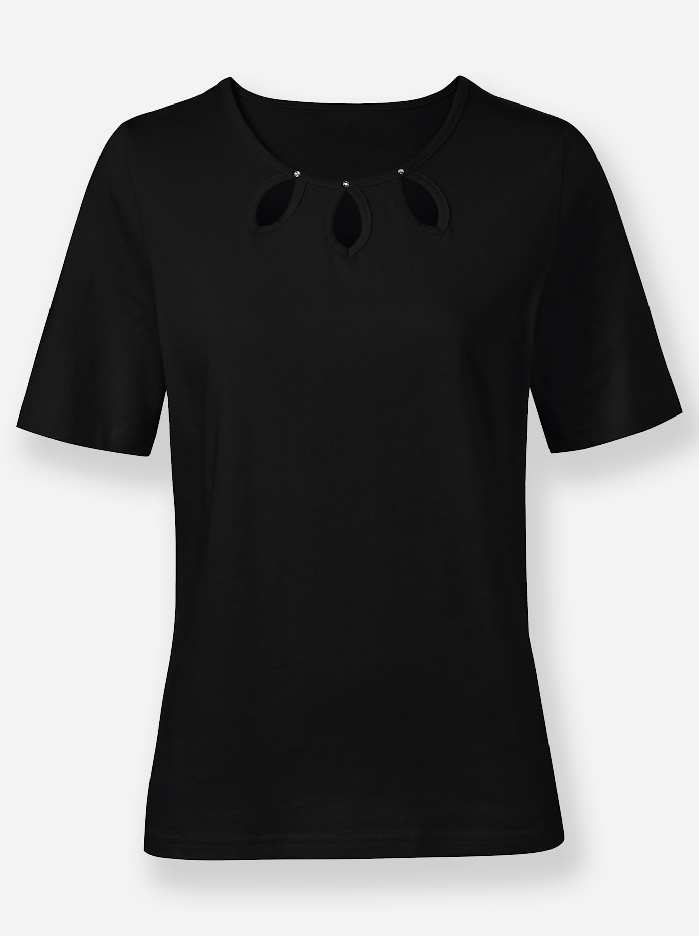 Lady Rundhalsshirt »Rundhals-Shirt«, (1 tlg.)