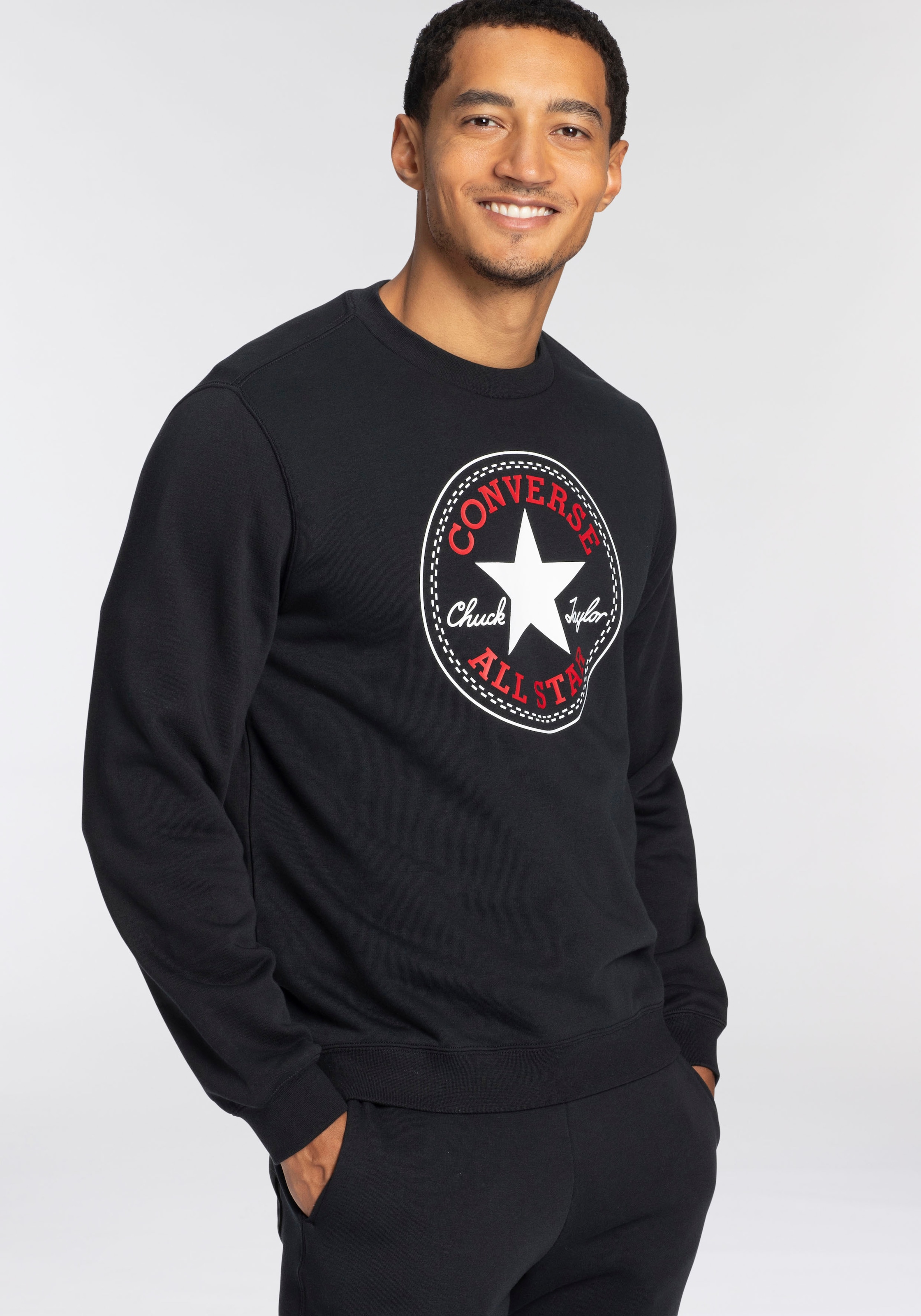 Converse Sweatshirt | shoppen BRUSHED »UNISEX online PATCH ALL STAR BACK« Jelmoli-Versand