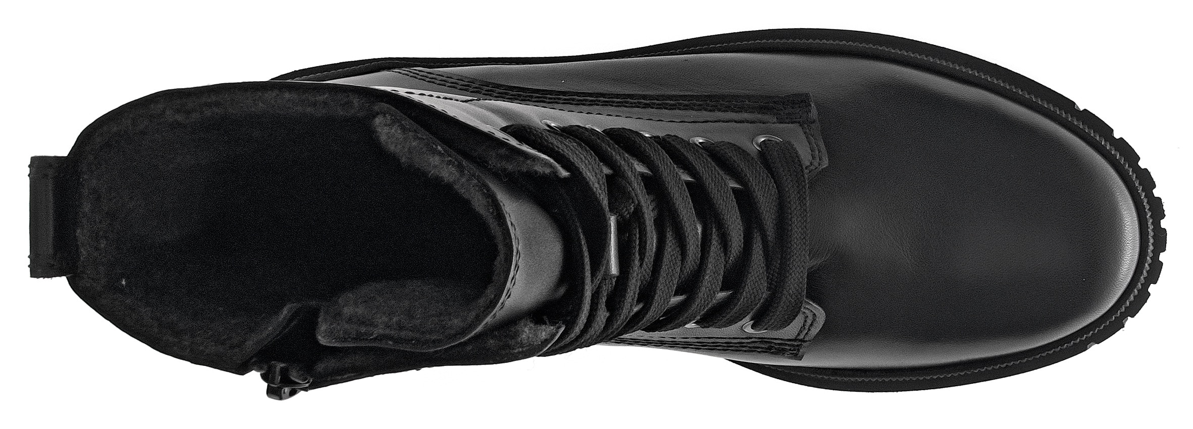 Gabor Schnürboots, Plateau, Schnürstiefelette, Chunky Boots mit Innenreissverschluss