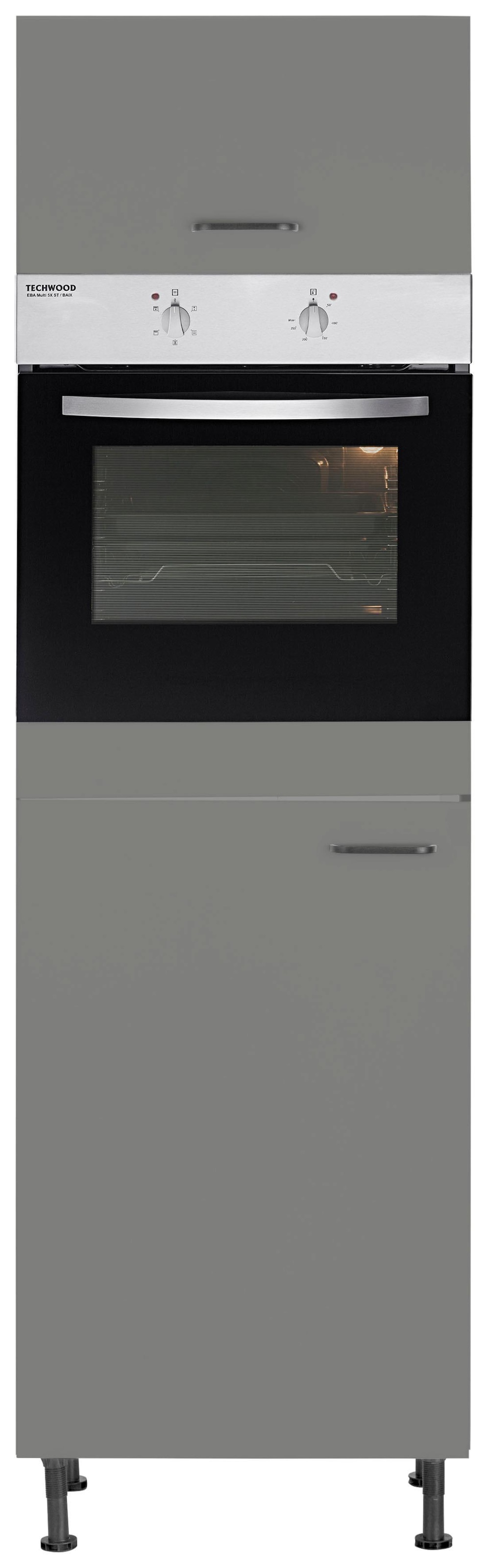 OPTIFIT Backofenumbauschrank »Elga«, mit Soft-Close-Funktion, höhenverstellbaren Füssen, Breite 60 cm